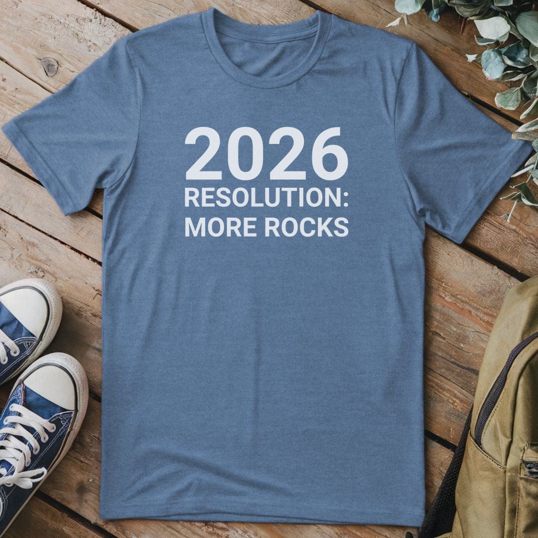 T-Shirt Heather Indigo / S 2026 Resolution T-Shirt