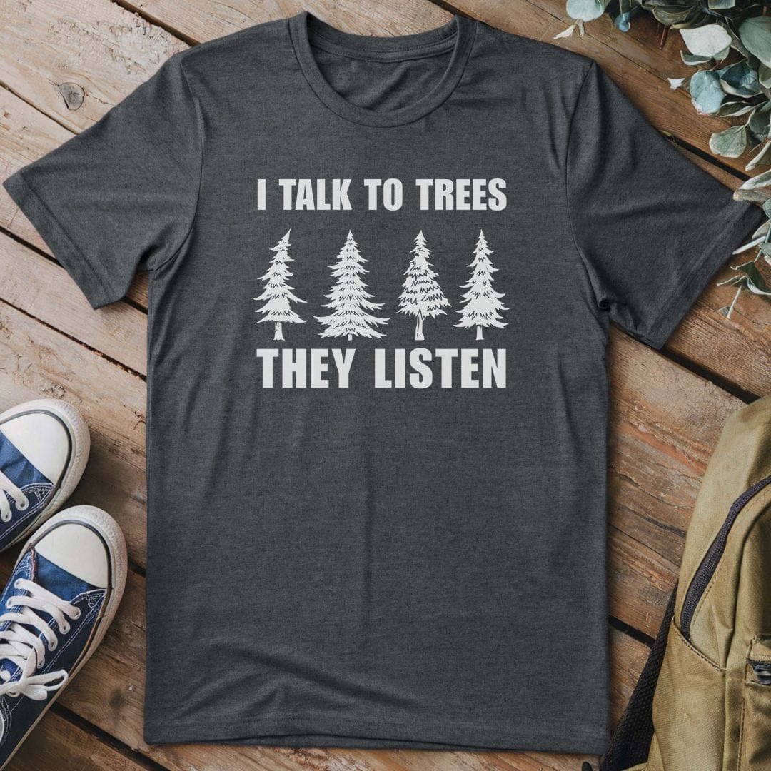T-Shirt Dark Heather / S Whispering Pines T-Shirt