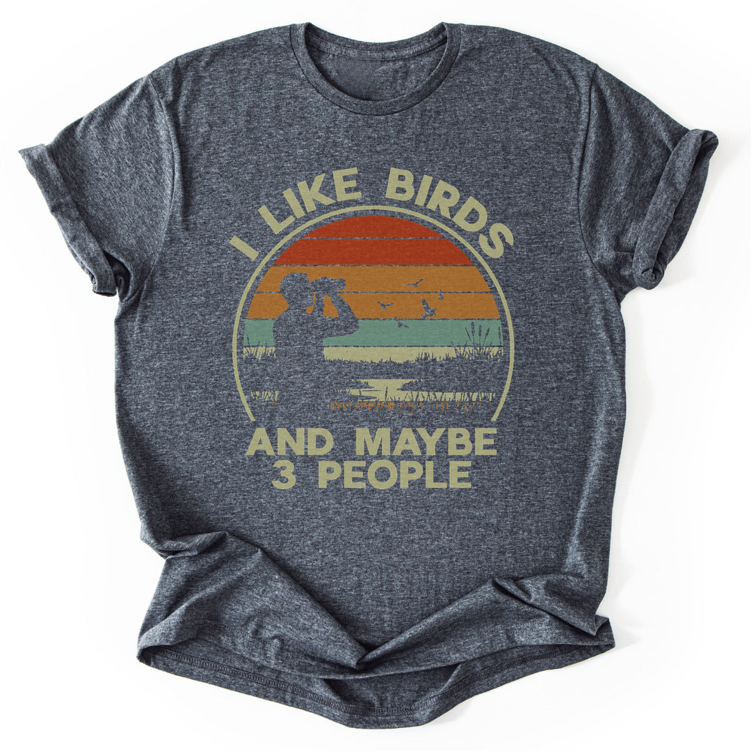 T-Shirt Dark Heather / S Bird Lover T-Shirt