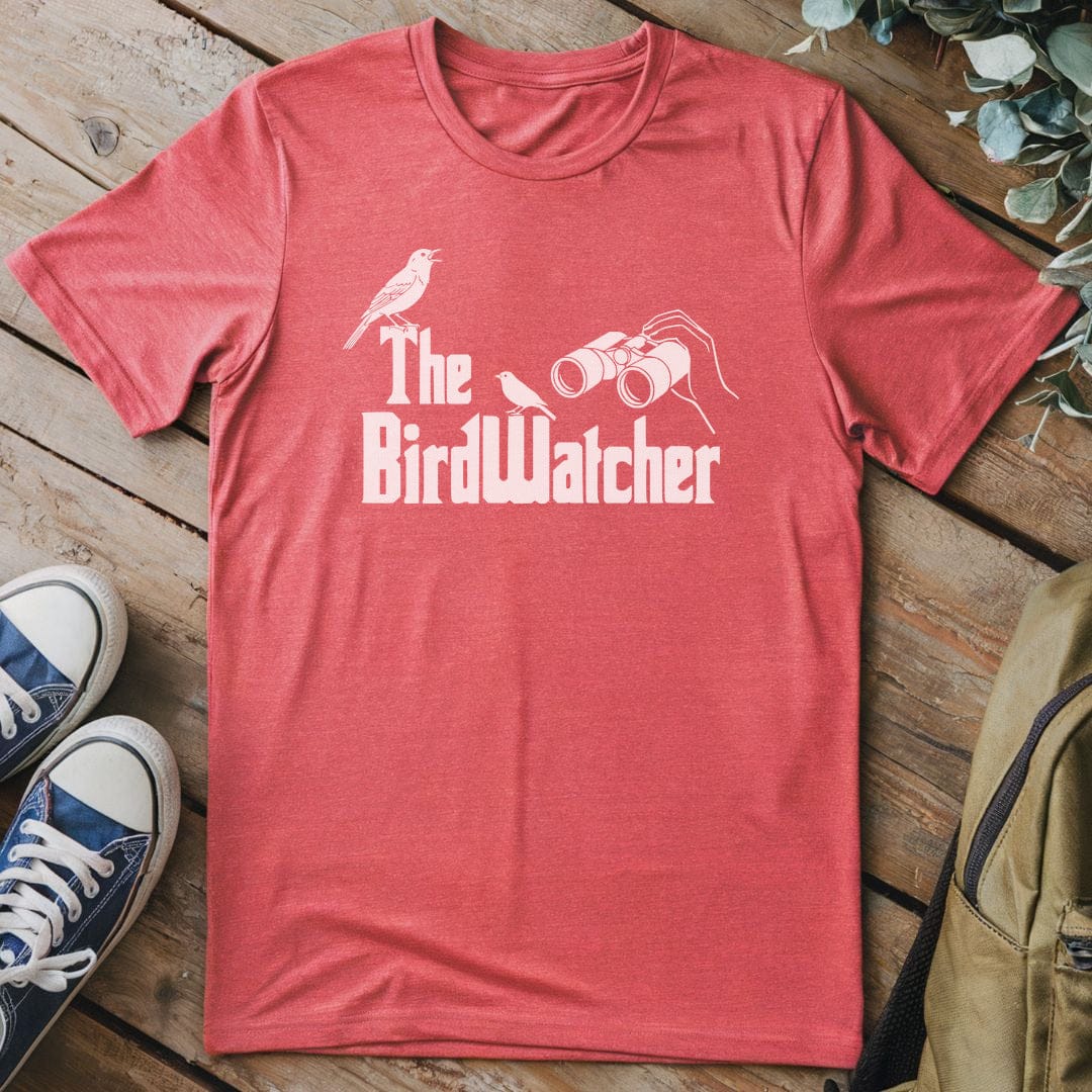 T-Shirt Heather Red / S The Bird WATCHER 2 T-Shirt