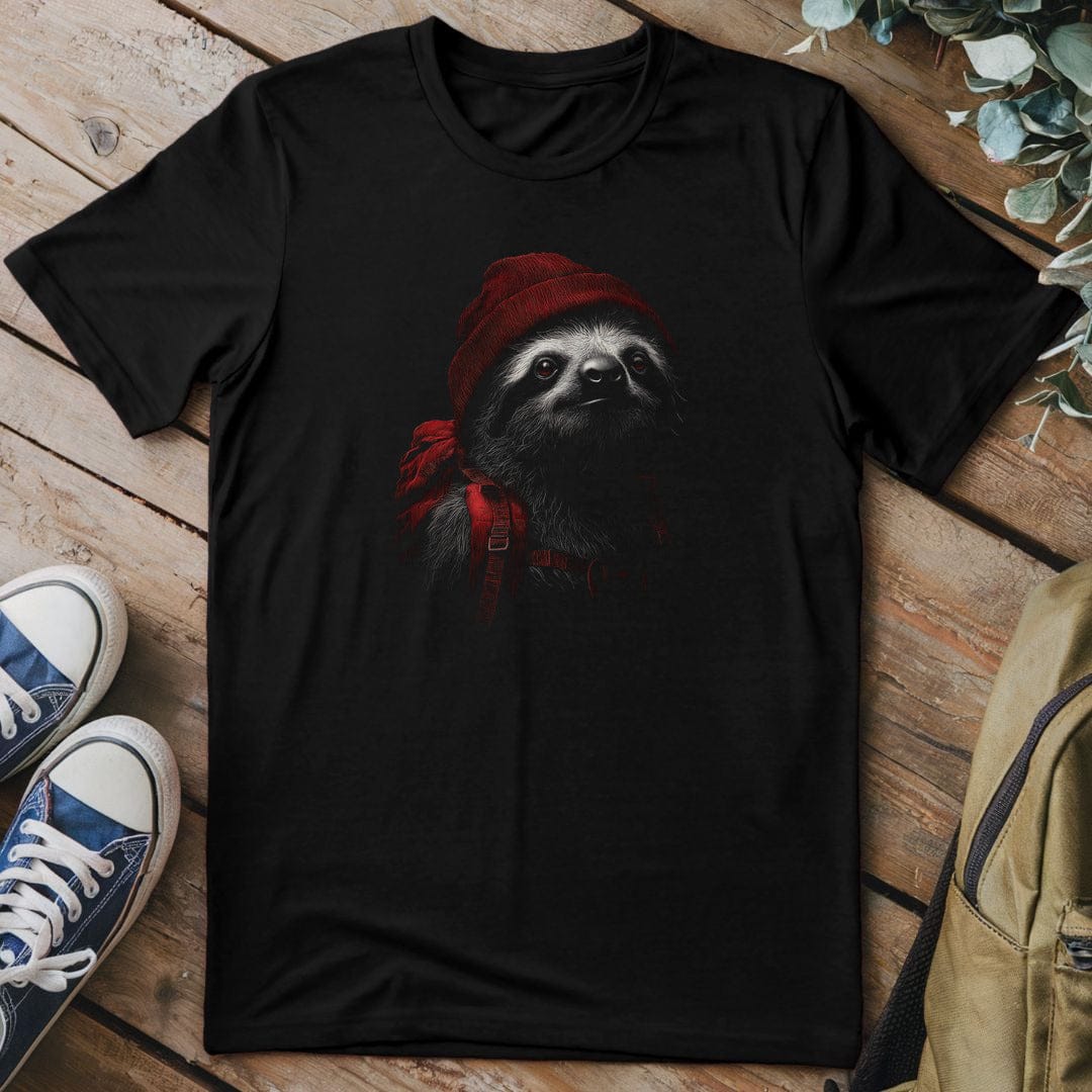 T-Shirt Black / S Trailblazing Sloth