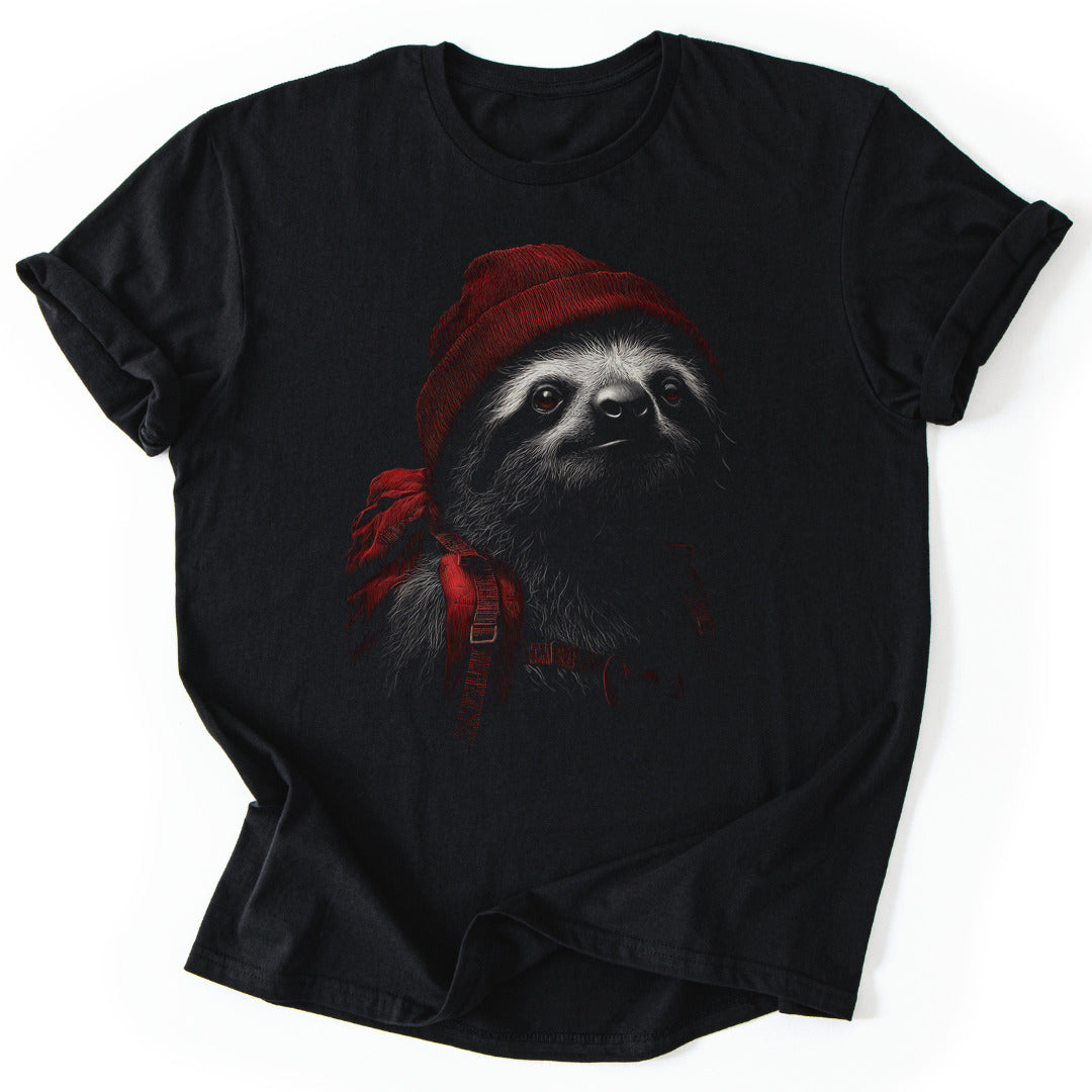 T-Shirt Black / S Trailblazing Sloth