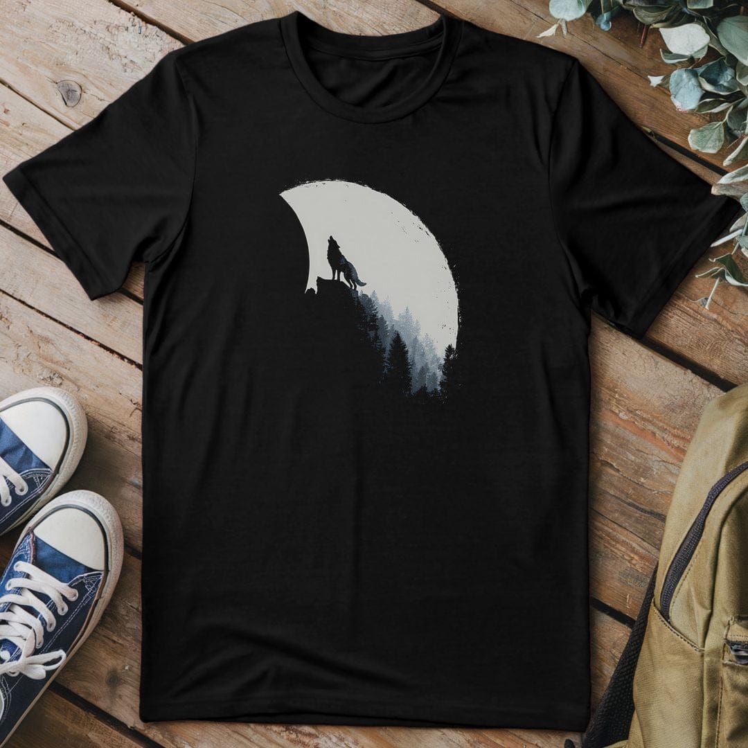 T-Shirt Black / S Moonlit Howl