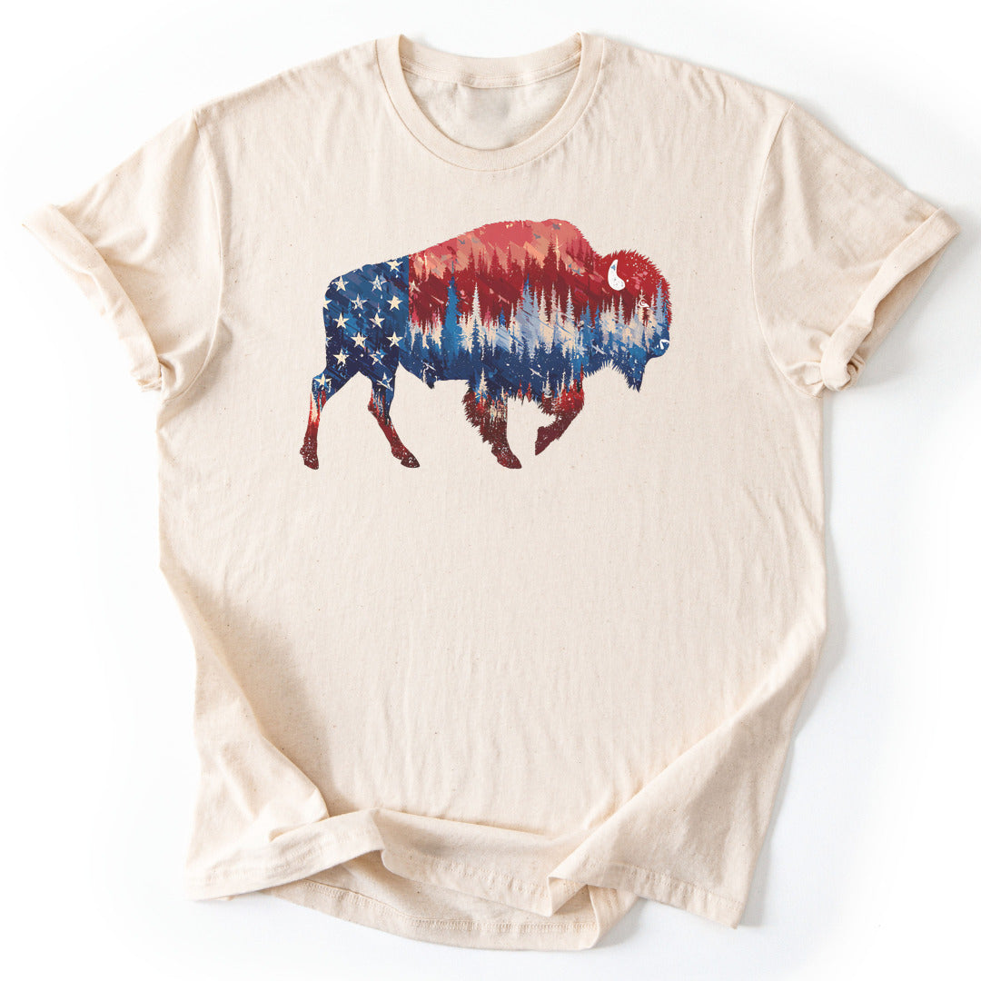 T-Shirt Natural / S Buffalo Patriot Dream