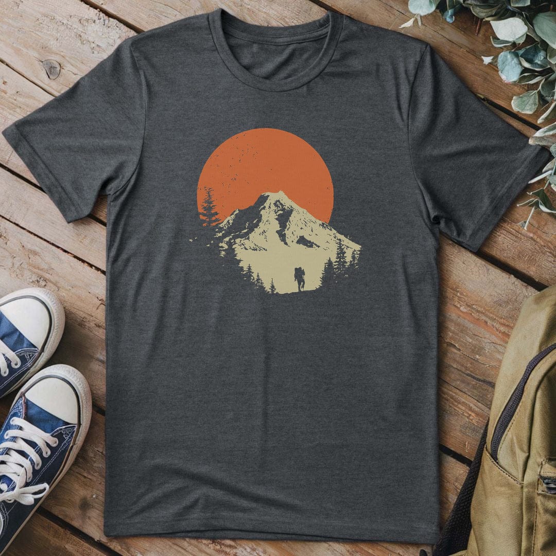 T-Shirt Dark Heather / S Sunset Ascent