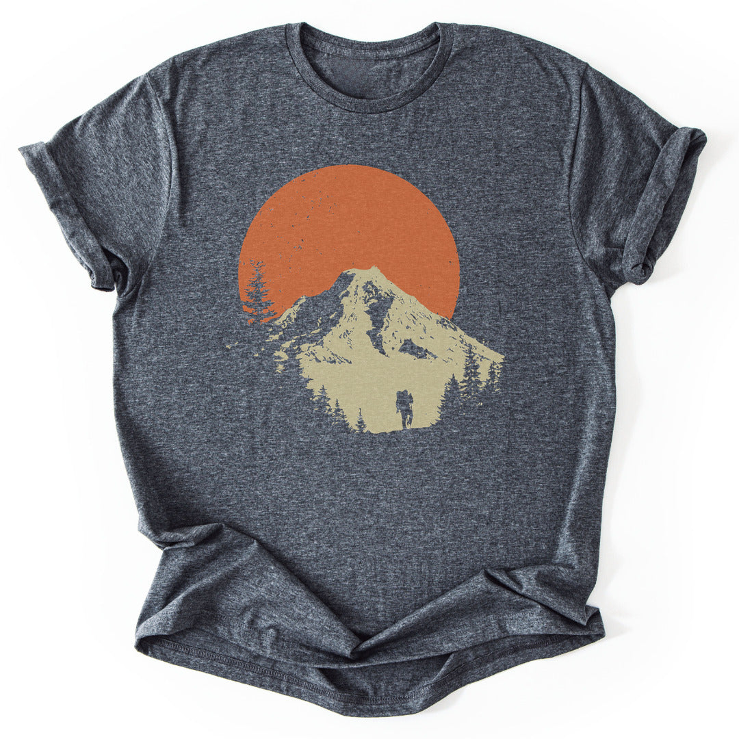 T-Shirt Dark Heather / S Sunset Ascent