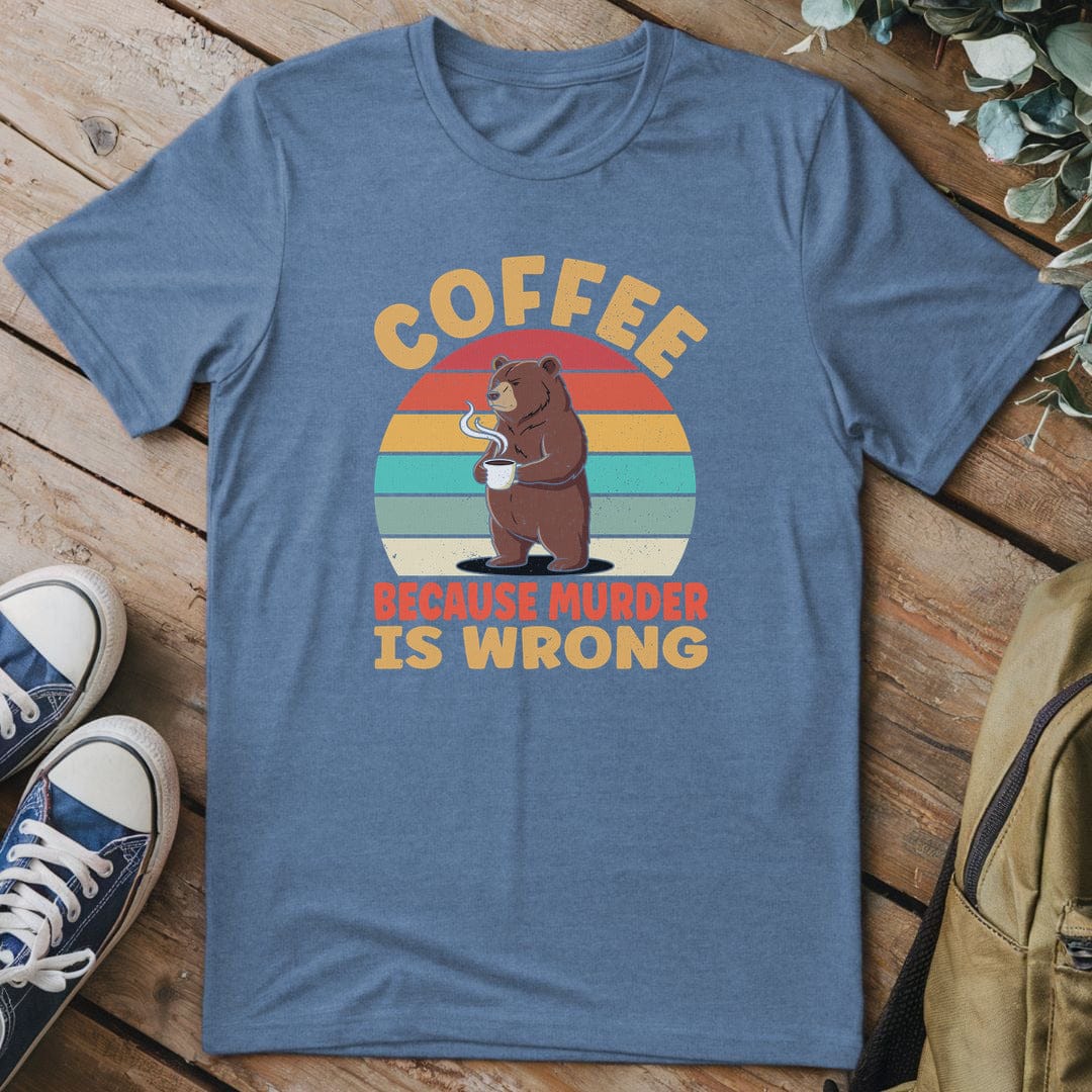 T-Shirt Heather Indigo / S Bear Brew Humor