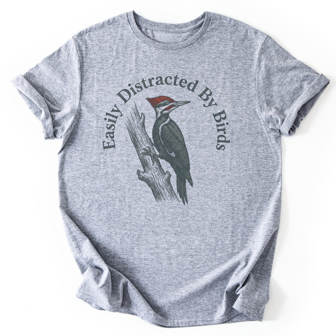 T-Shirt Sport Grey / S Birdwatcher Bliss