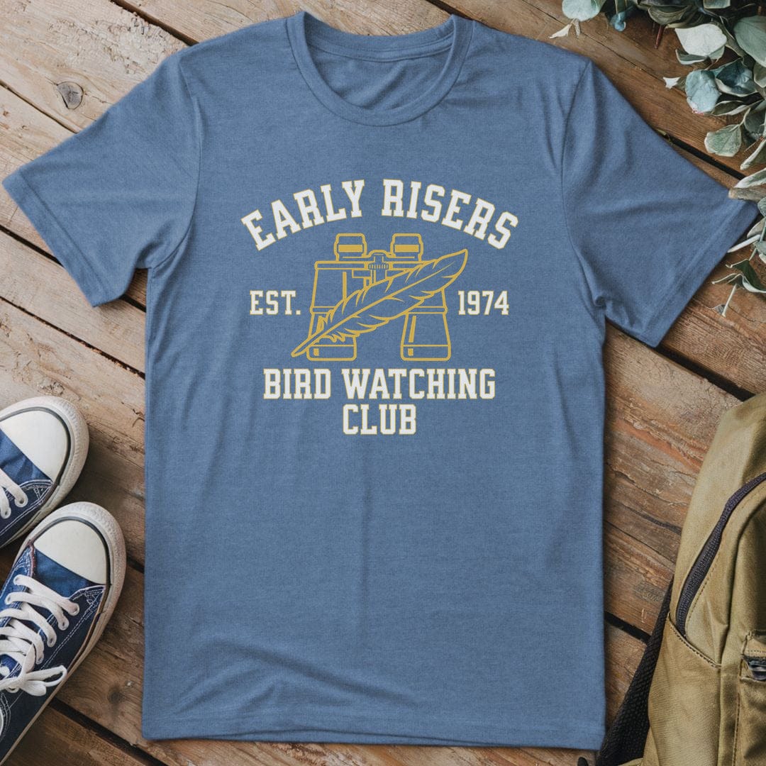 T-Shirt Heather Indigo / S Bird Watching Club