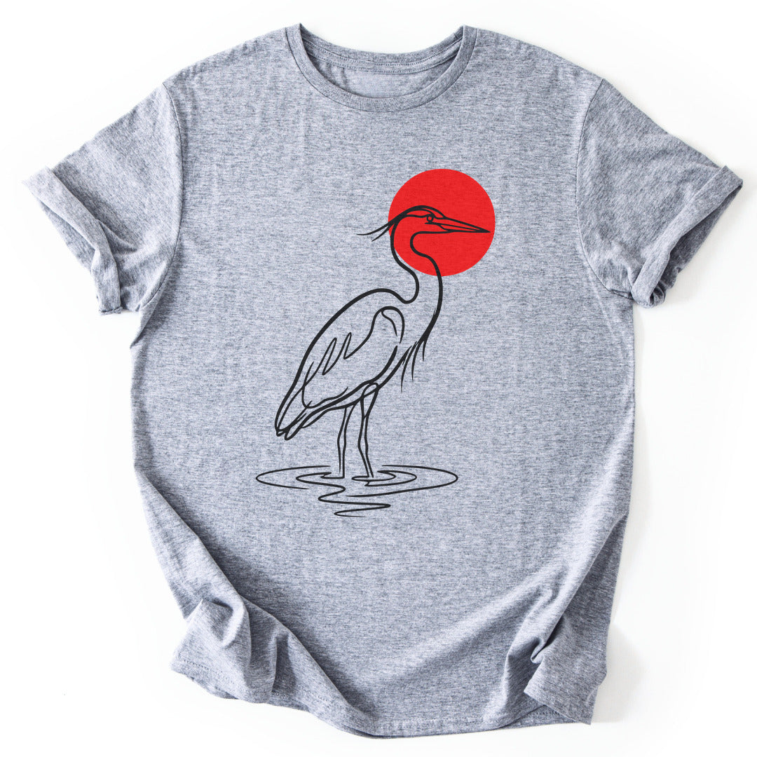 T-Shirt Sport Grey / S Crimson Heron Solitude
