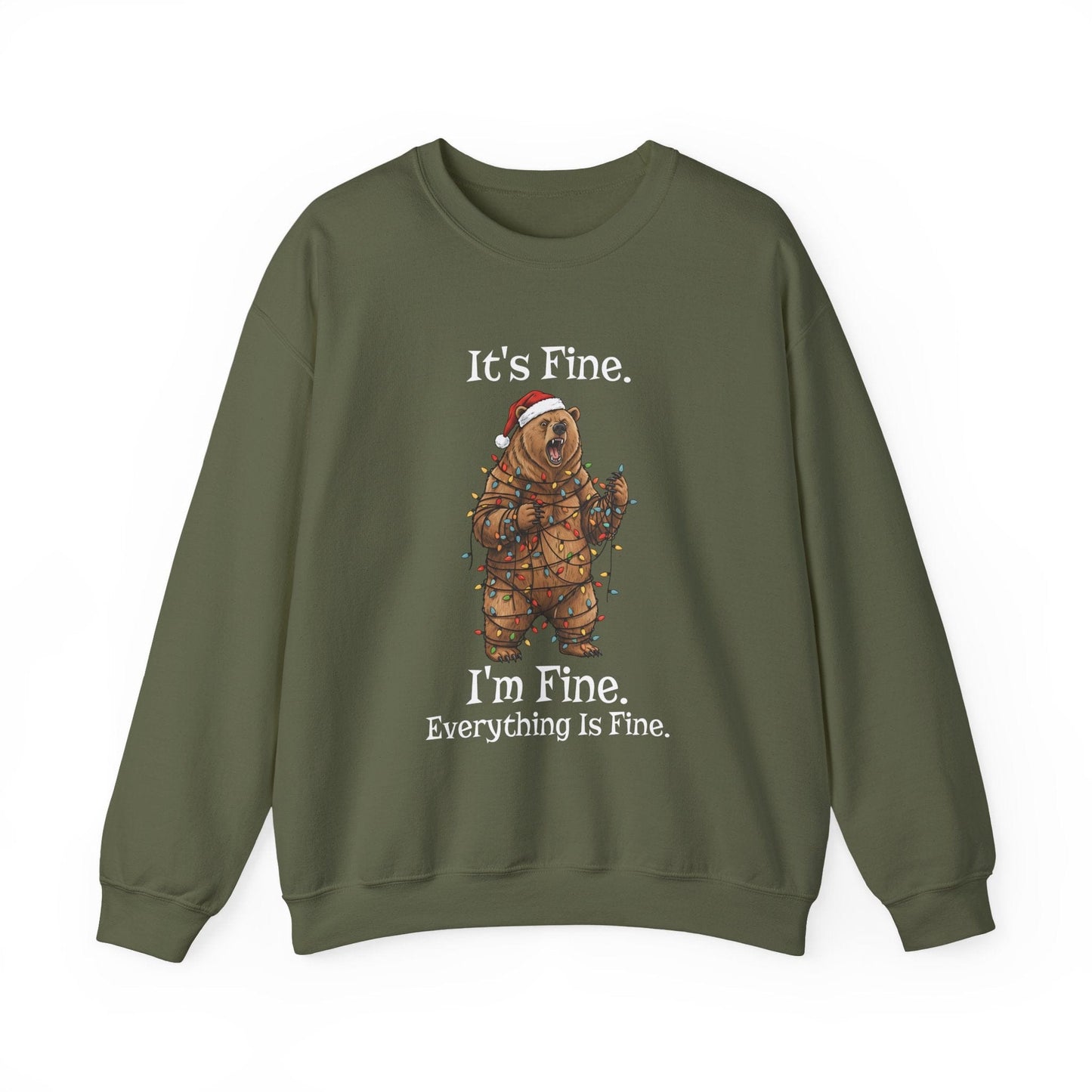 Sweatshirt Military Green / S Bear Chaos Sweatshirt
