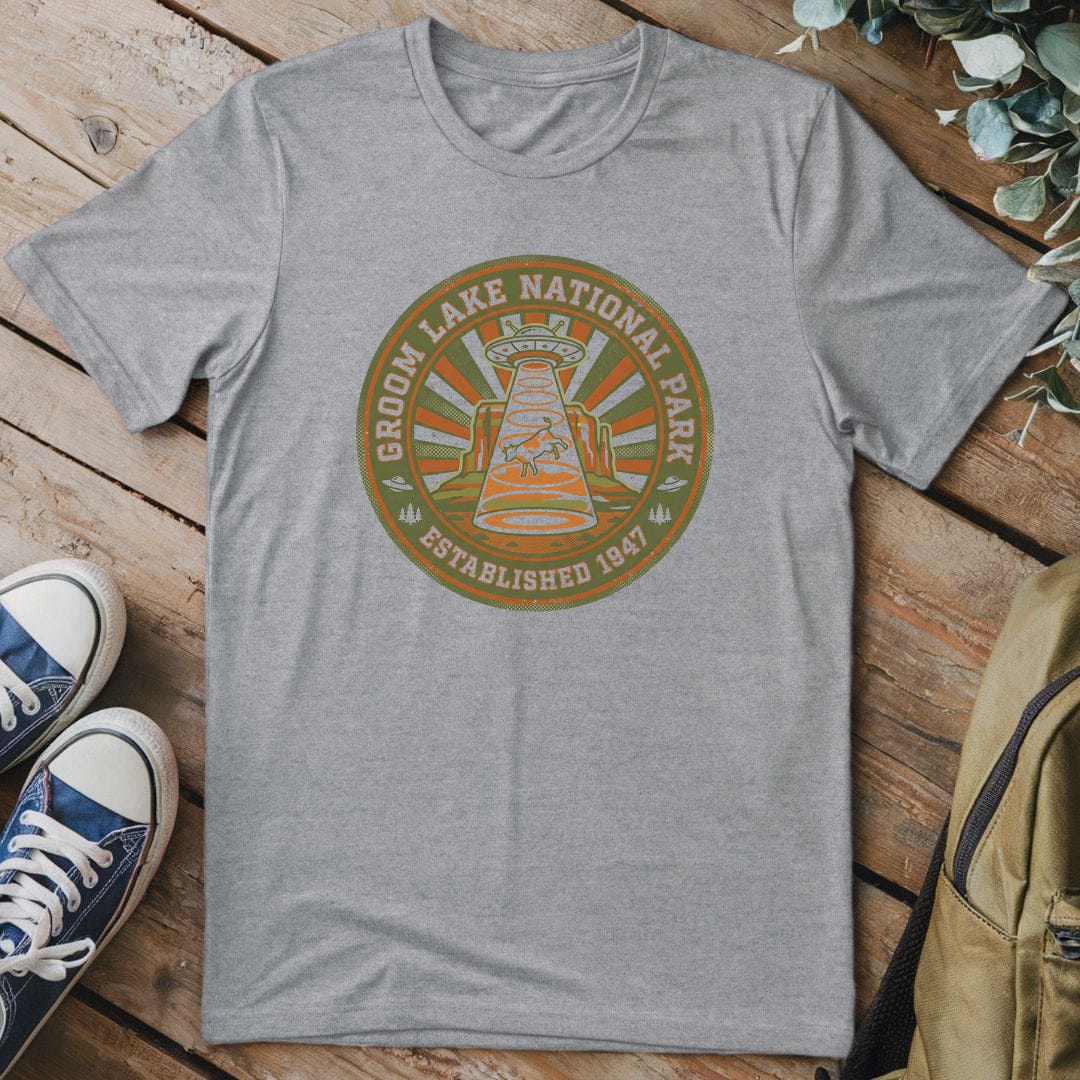 T-Shirt Sport Grey / S UFO Cow Adventure