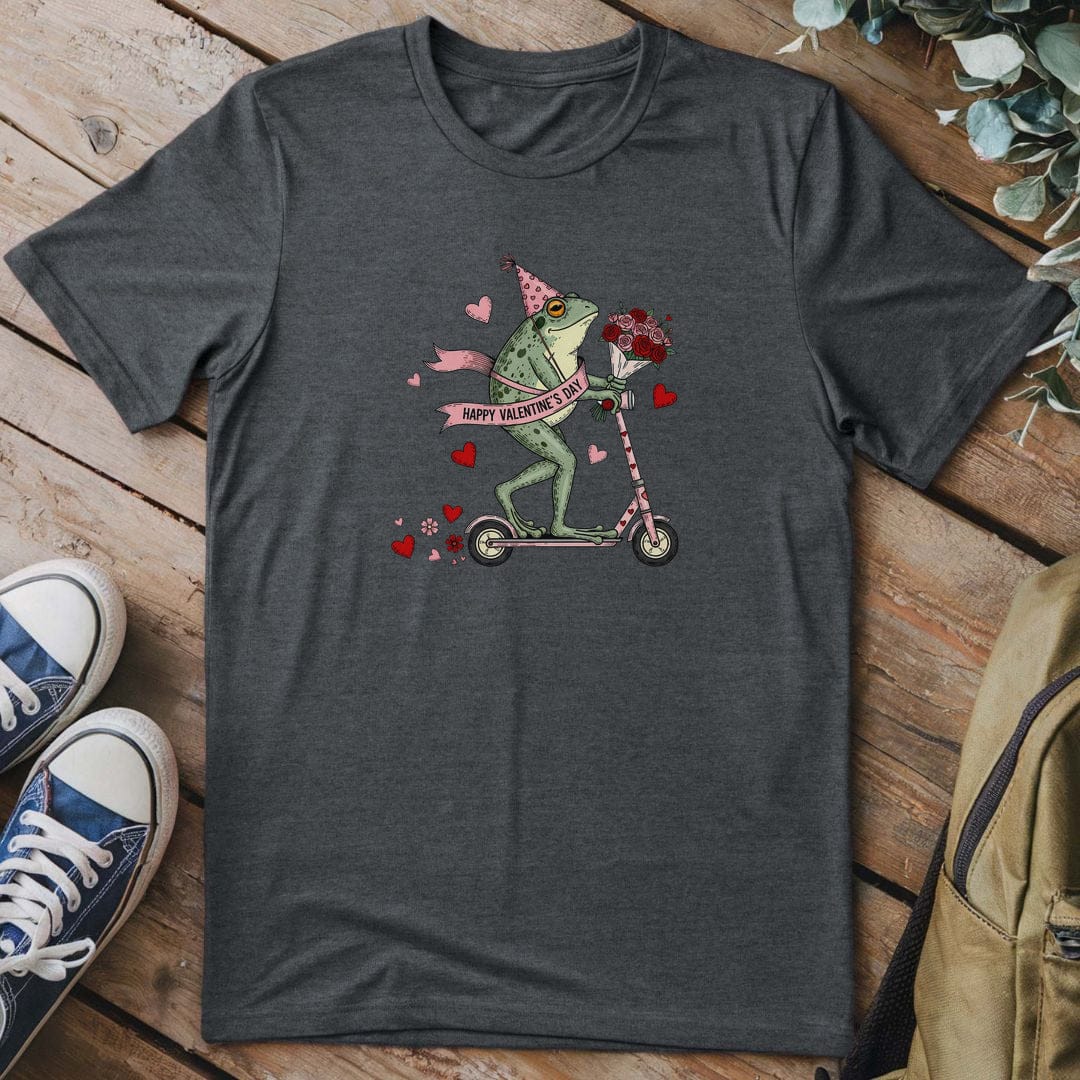 T-Shirt Dark Heather / S Scooter Love Leap