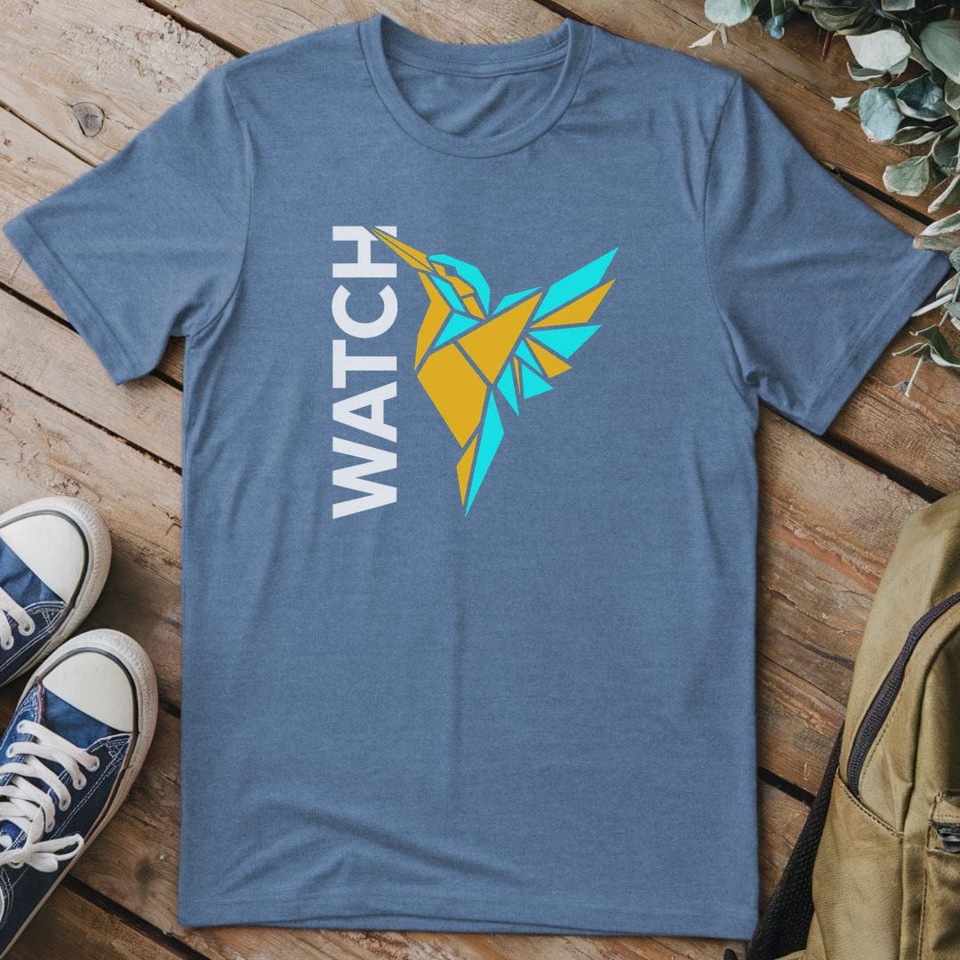 T-Shirt Heather Indigo / S Origami Vigilance