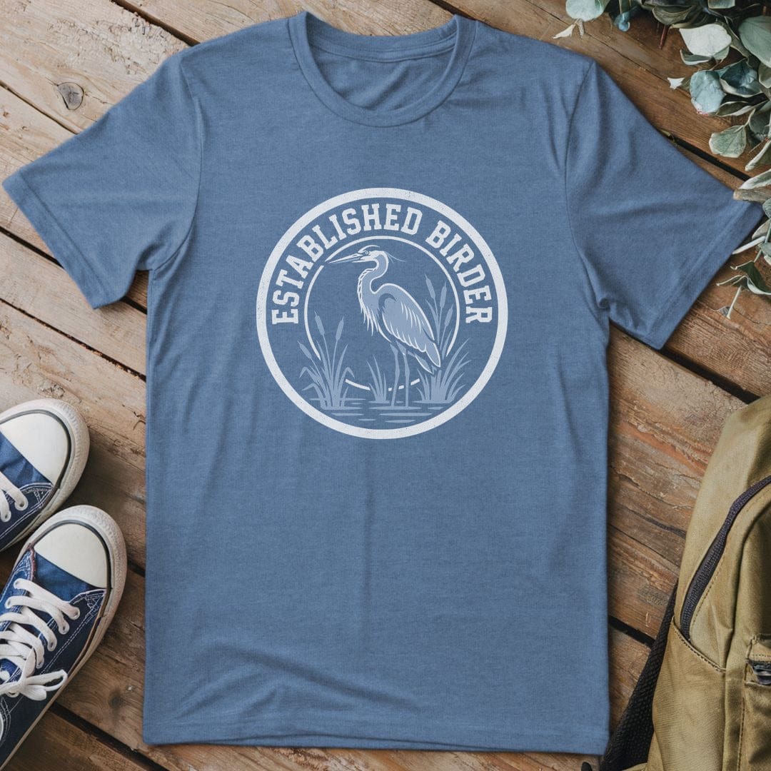 T-Shirt Heather Indigo / S Heron Haven