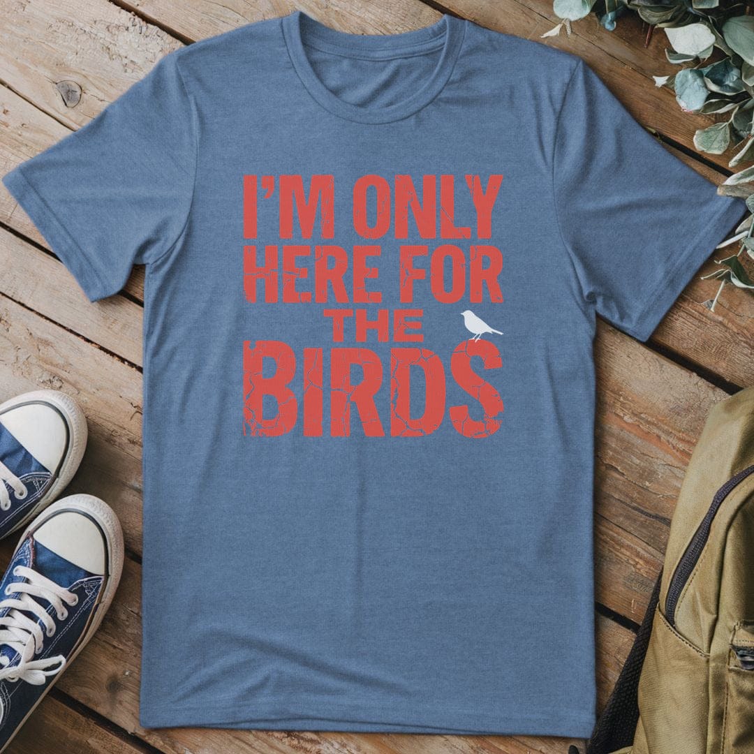 T-Shirt Heather Indigo / S Birds Only