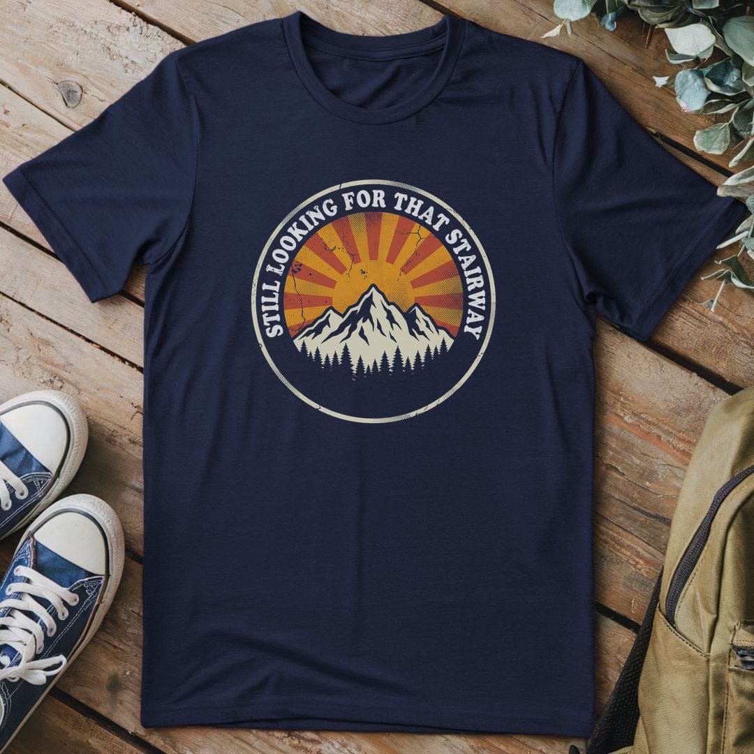 T-Shirt Navy / S Stairway Quest