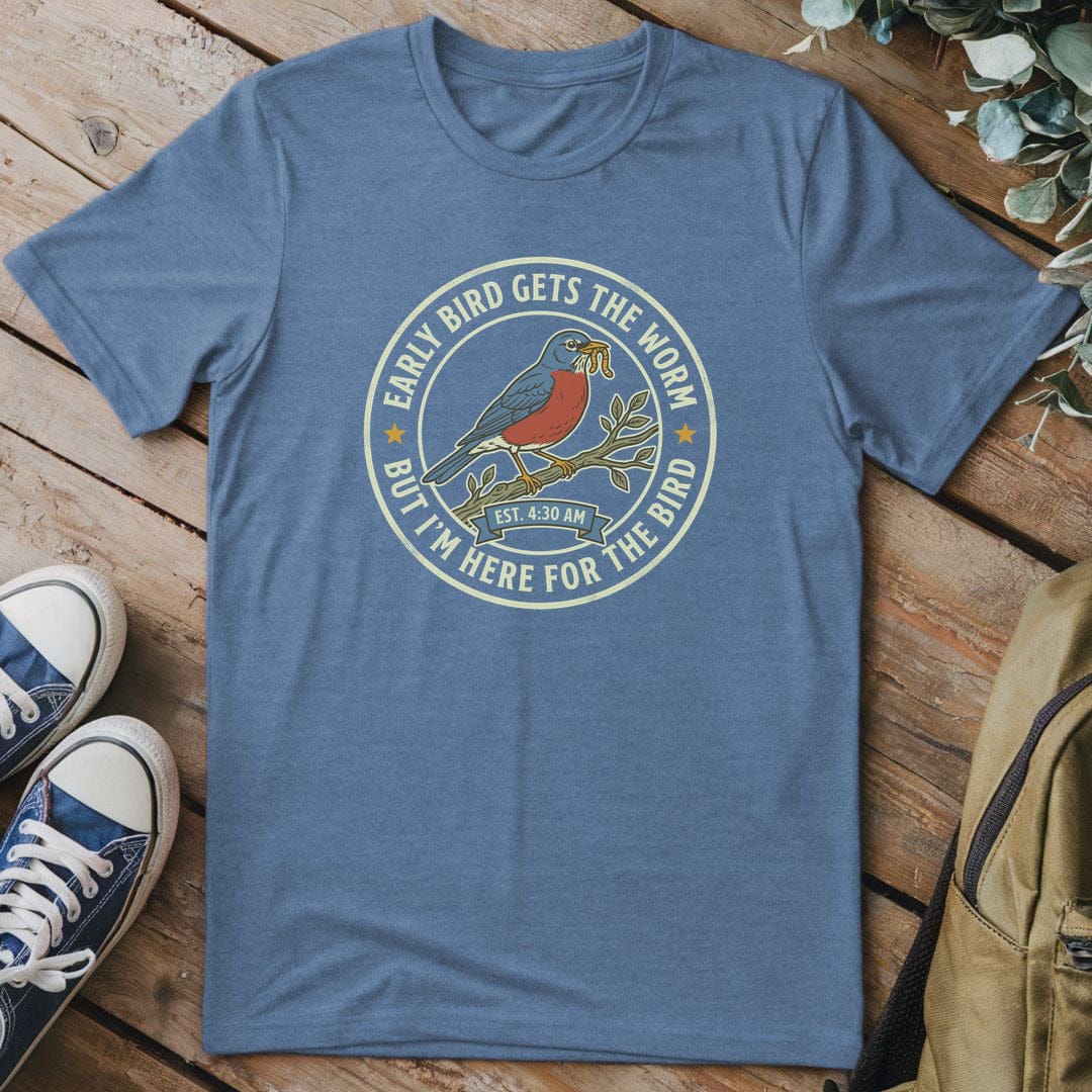 T-Shirt Heather Indigo / S Worm Whisperer