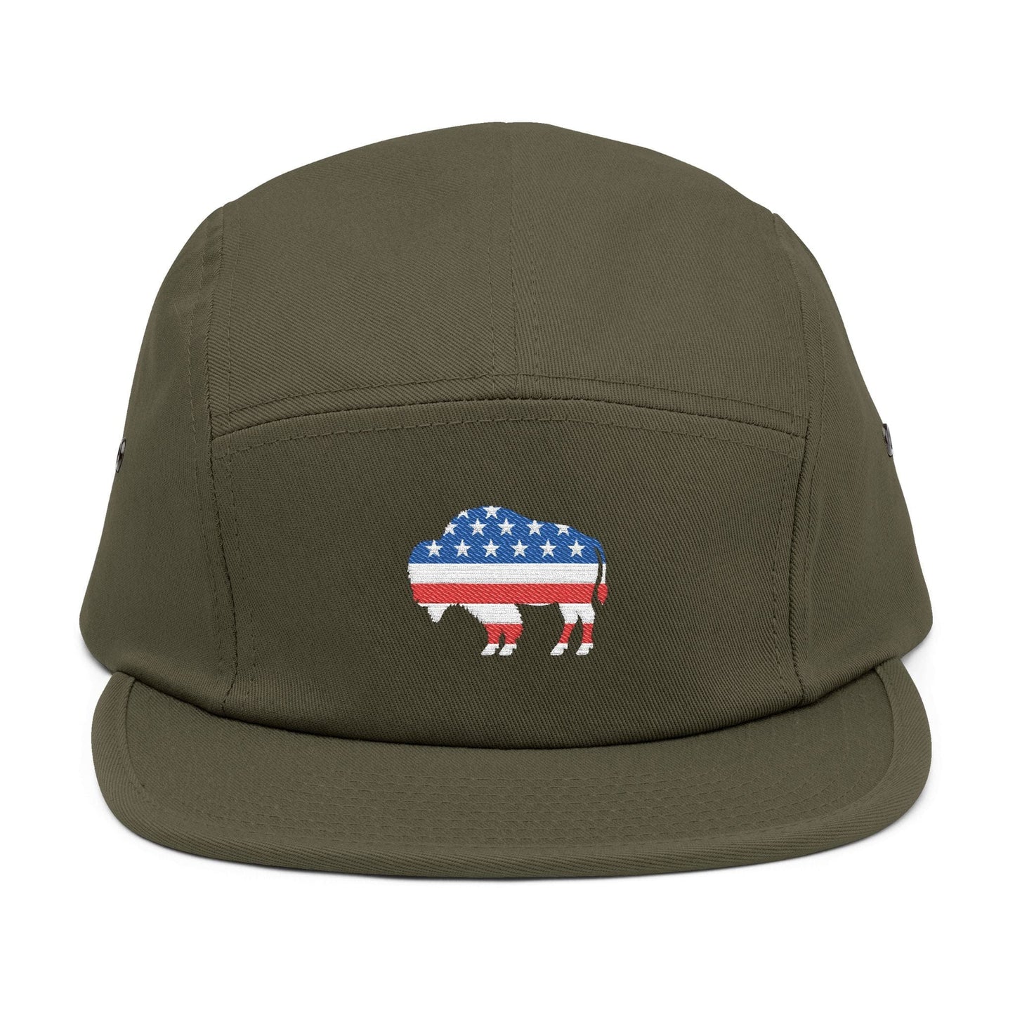 Hats 5 Panel Cap - Bison