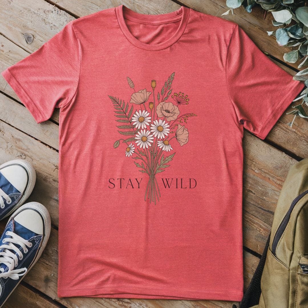 T-Shirt Heather Red / S Wildflower Symphony