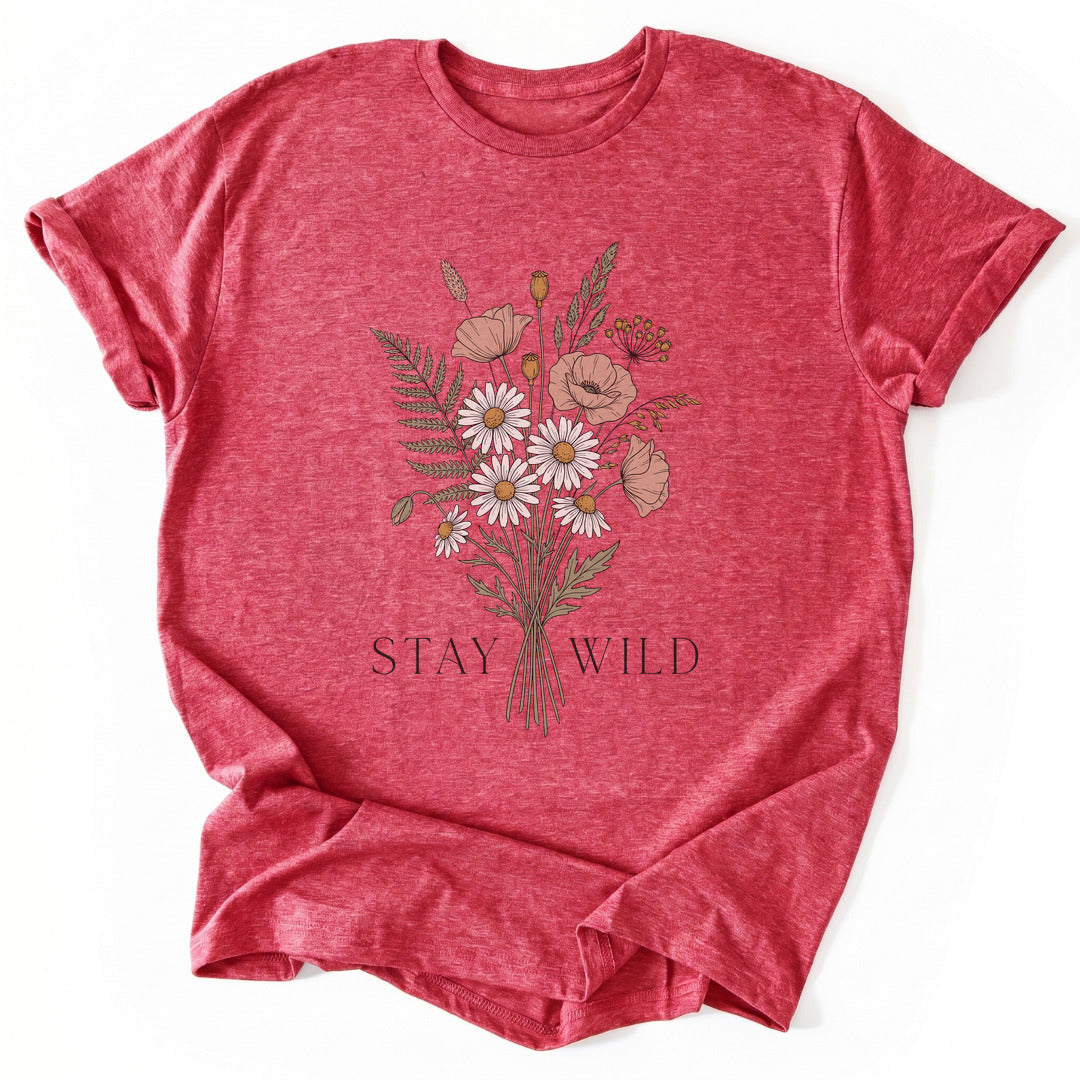 T-Shirt Heather Red / S Wildflower Symphony