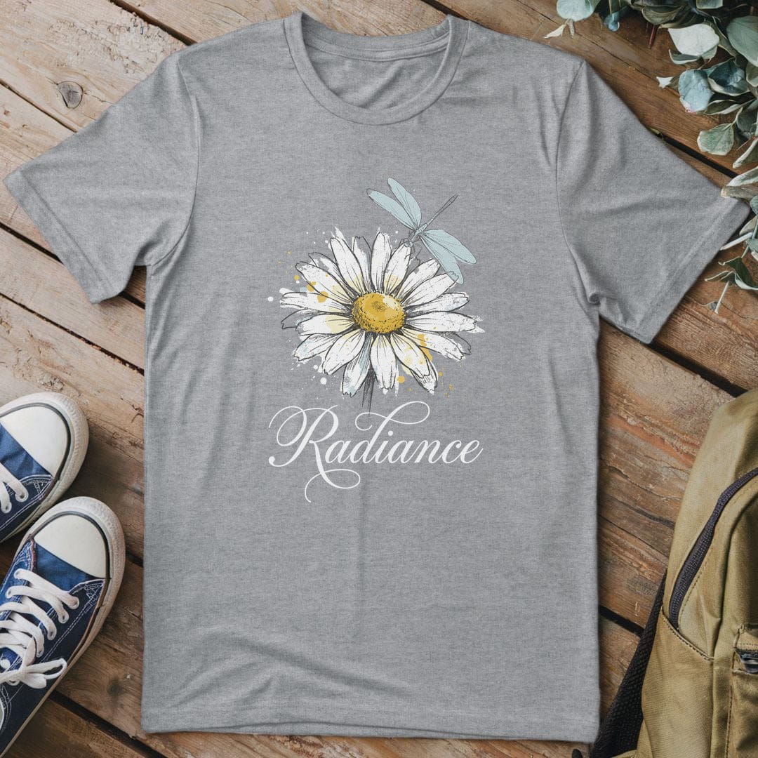 T-Shirt Sport Grey / S Petal Serenity Dragonfly