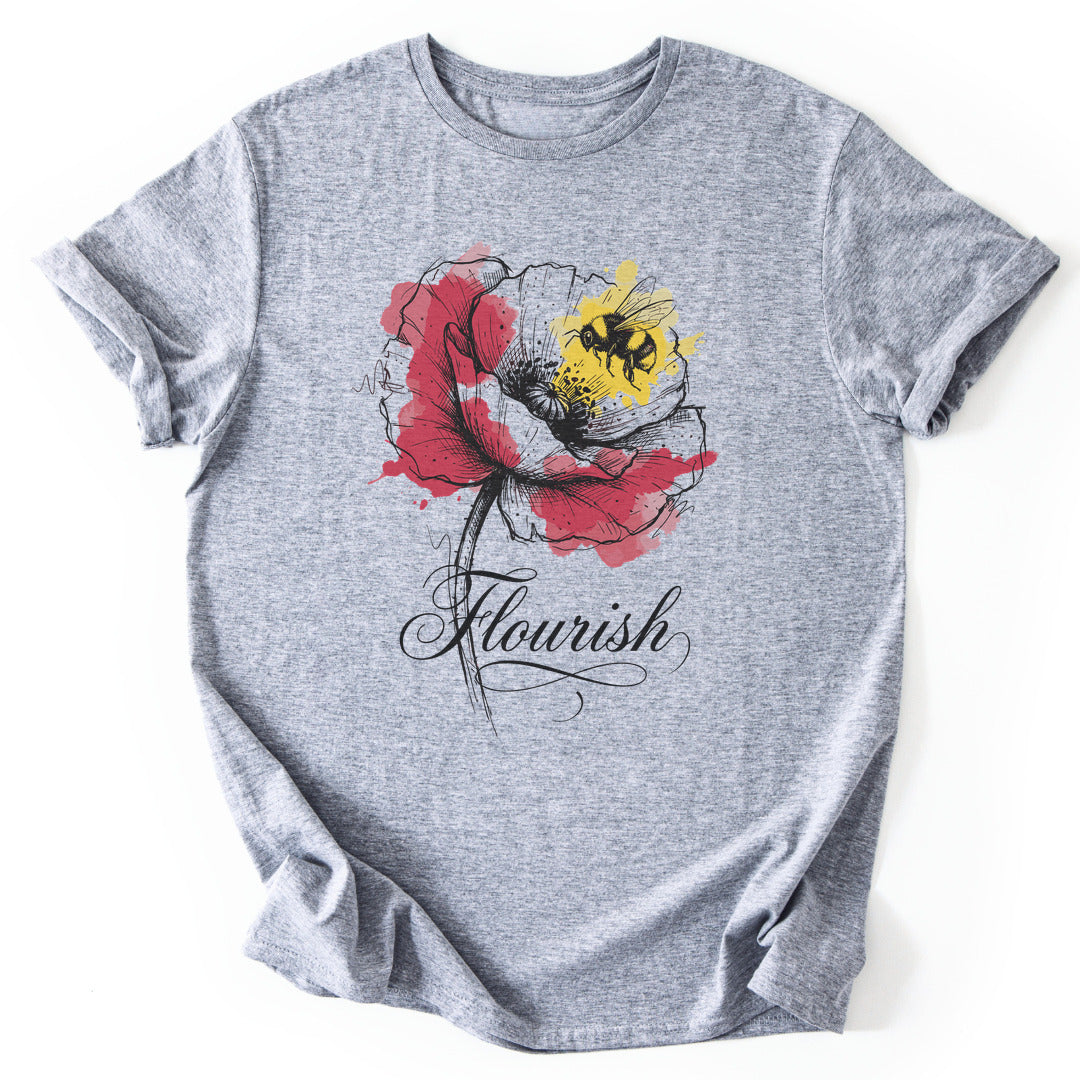 T-Shirt Sport Grey / S Poppy Buzz