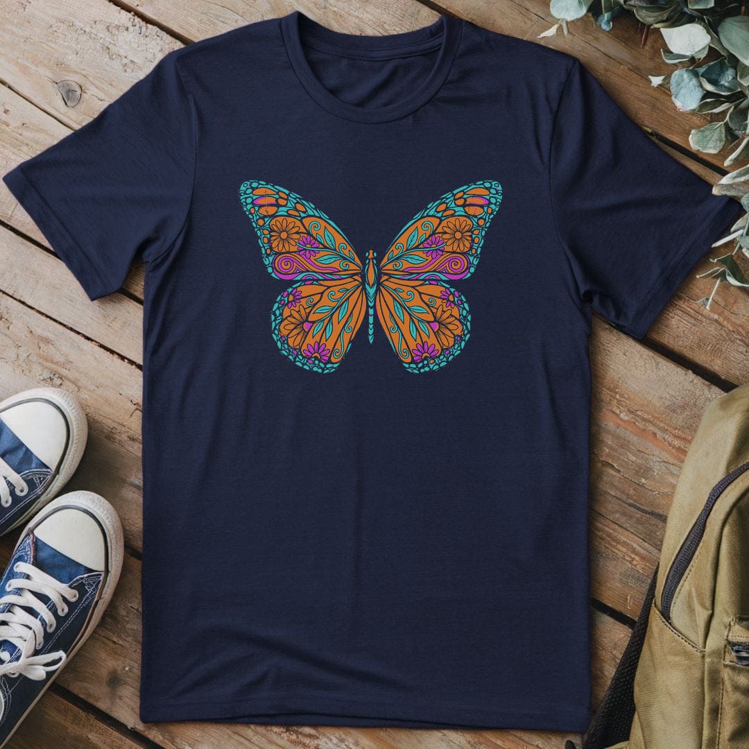 T-Shirt Navy / S Vivid Flutterdream