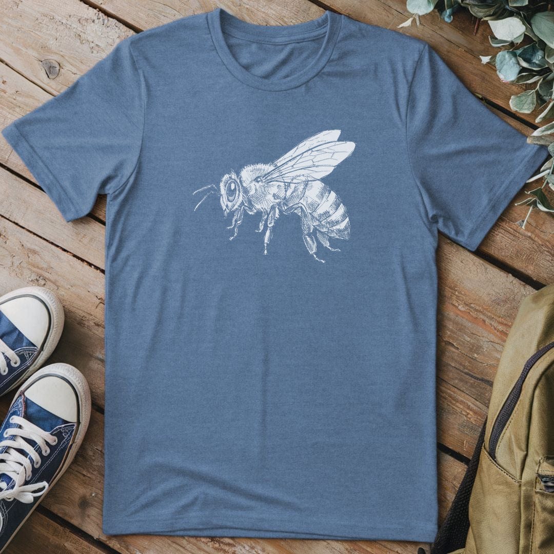 T-Shirt Heather Indigo / S Honeyed Wings