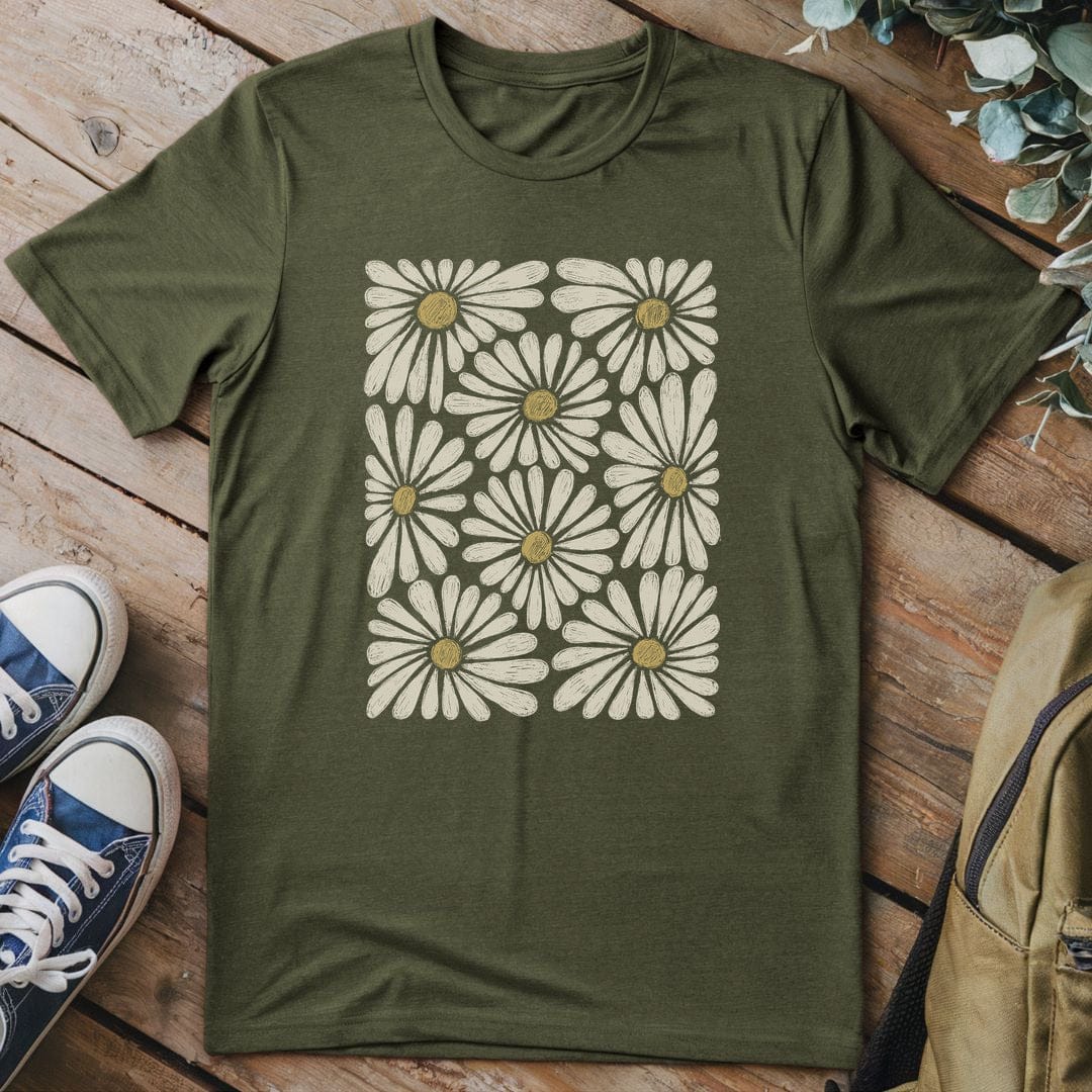 T-Shirt Military Green / S Daisy Dreamscape