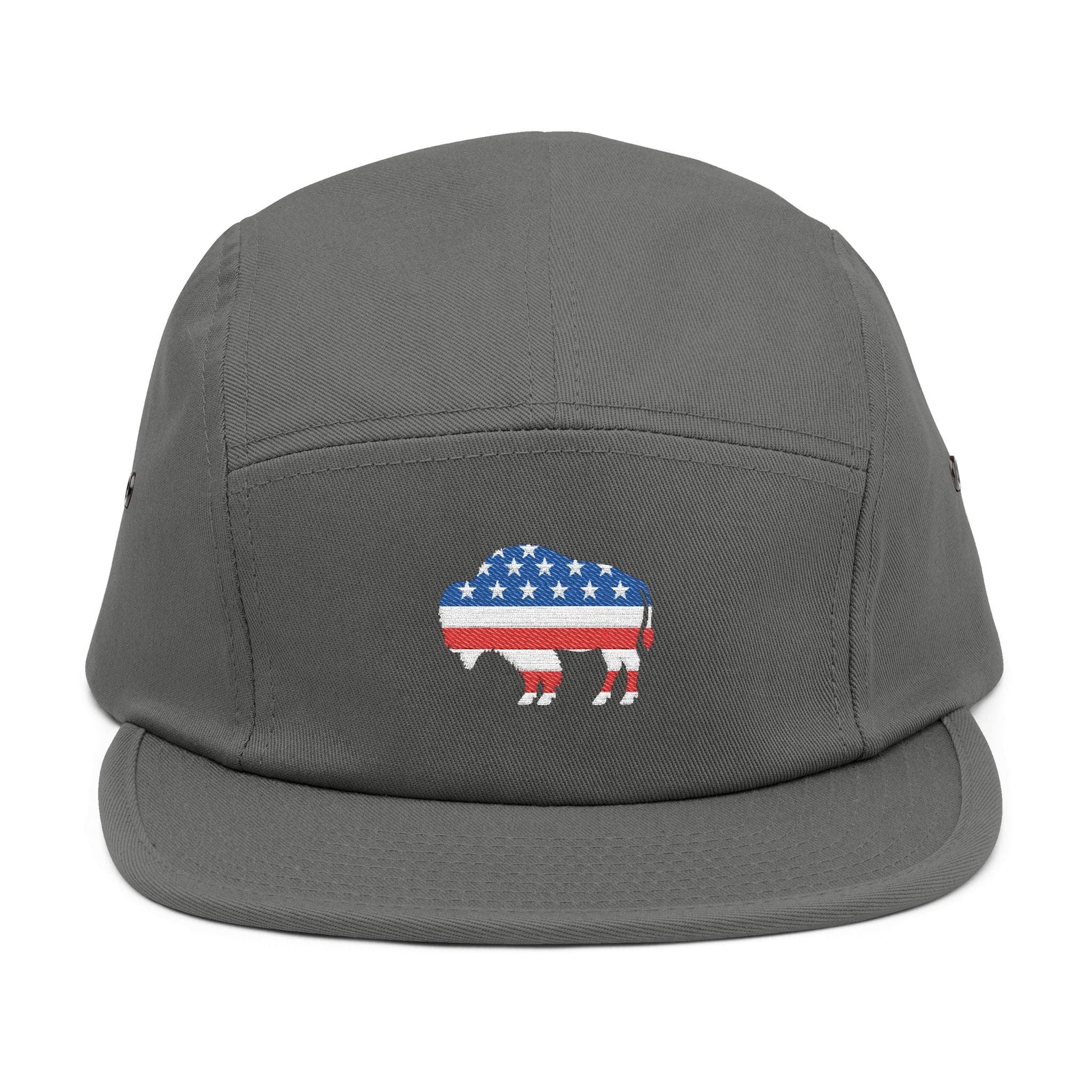 Hats 5 Panel Cap - Bison