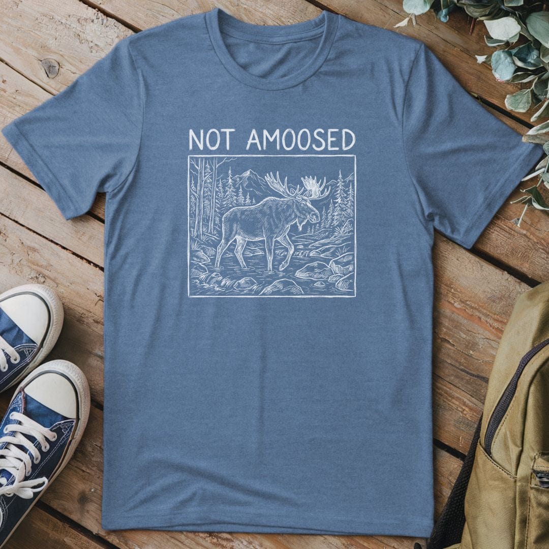 T-Shirt Heather Indigo / S Moose Mood
