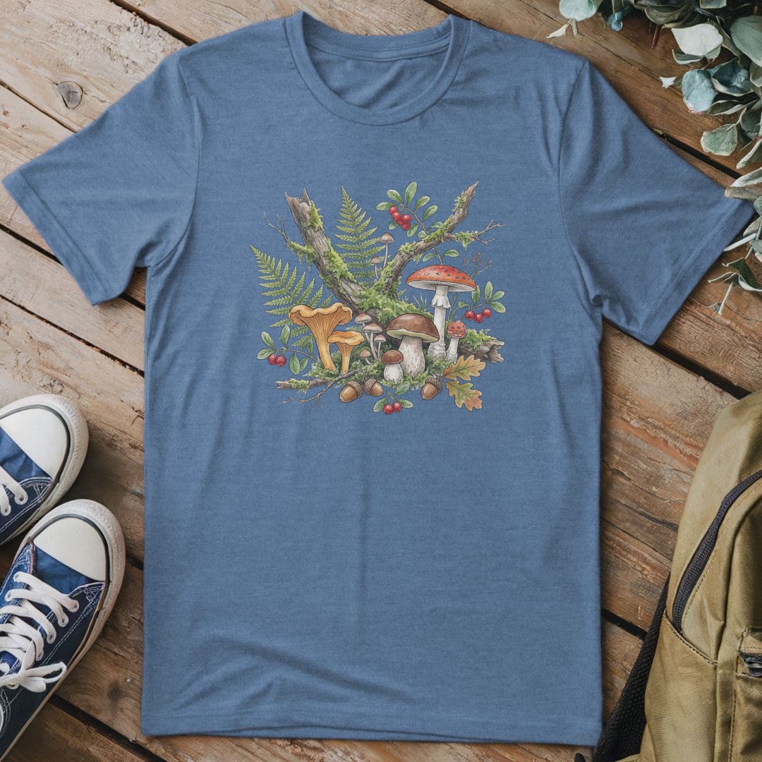 T-Shirt Heather Indigo / S Secrets of the Undergrowth