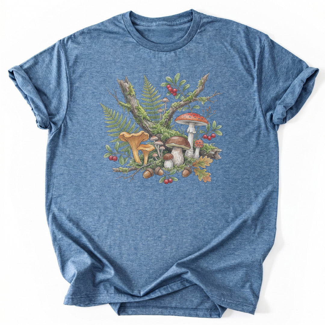 T-Shirt Heather Indigo / S Secrets of the Undergrowth