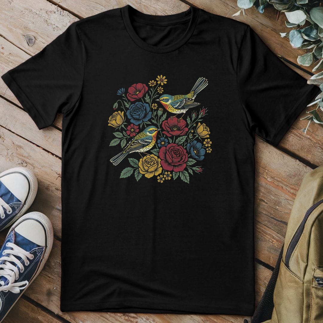 T-Shirt Black / S Blooming in the Void