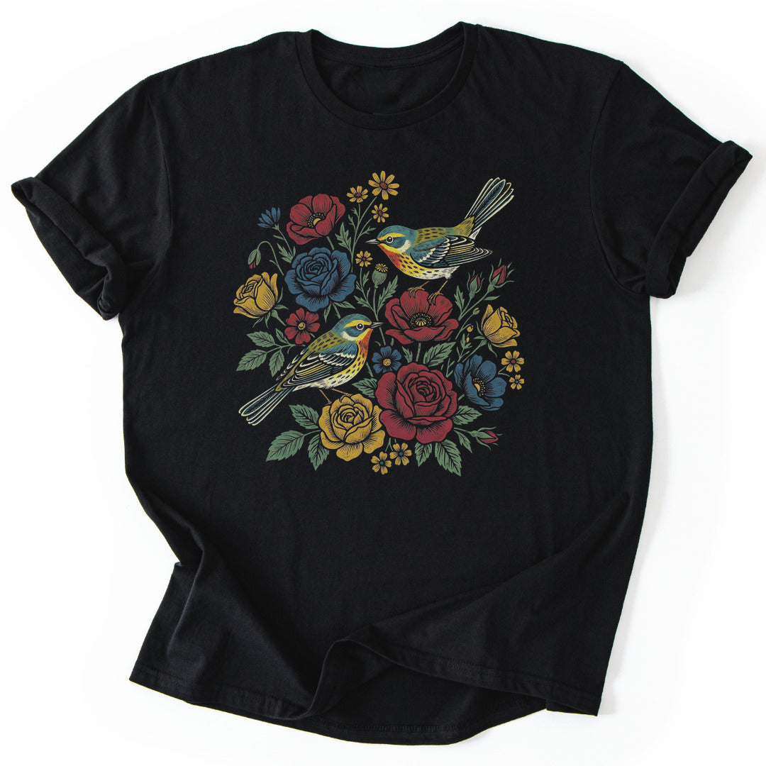 T-Shirt Black / S Blooming in the Void