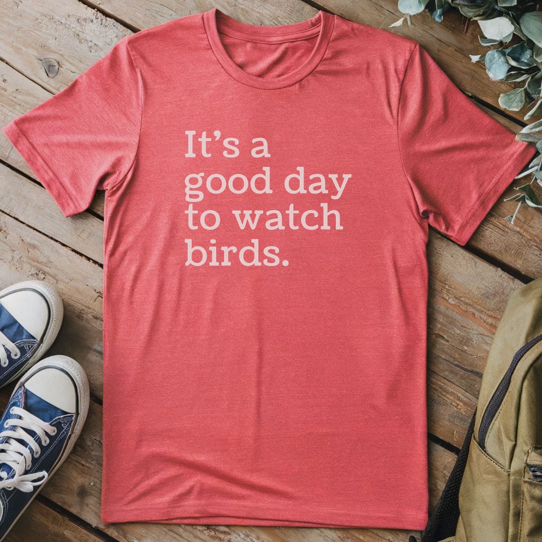 T-Shirt Heather Red / S Watching Birds