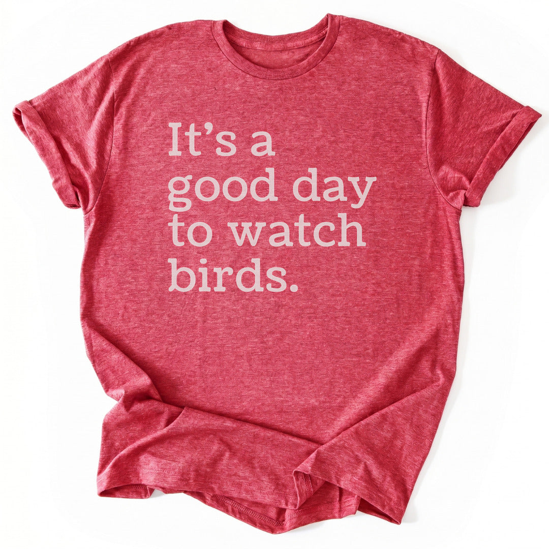 T-Shirt Heather Red / S Watching Birds