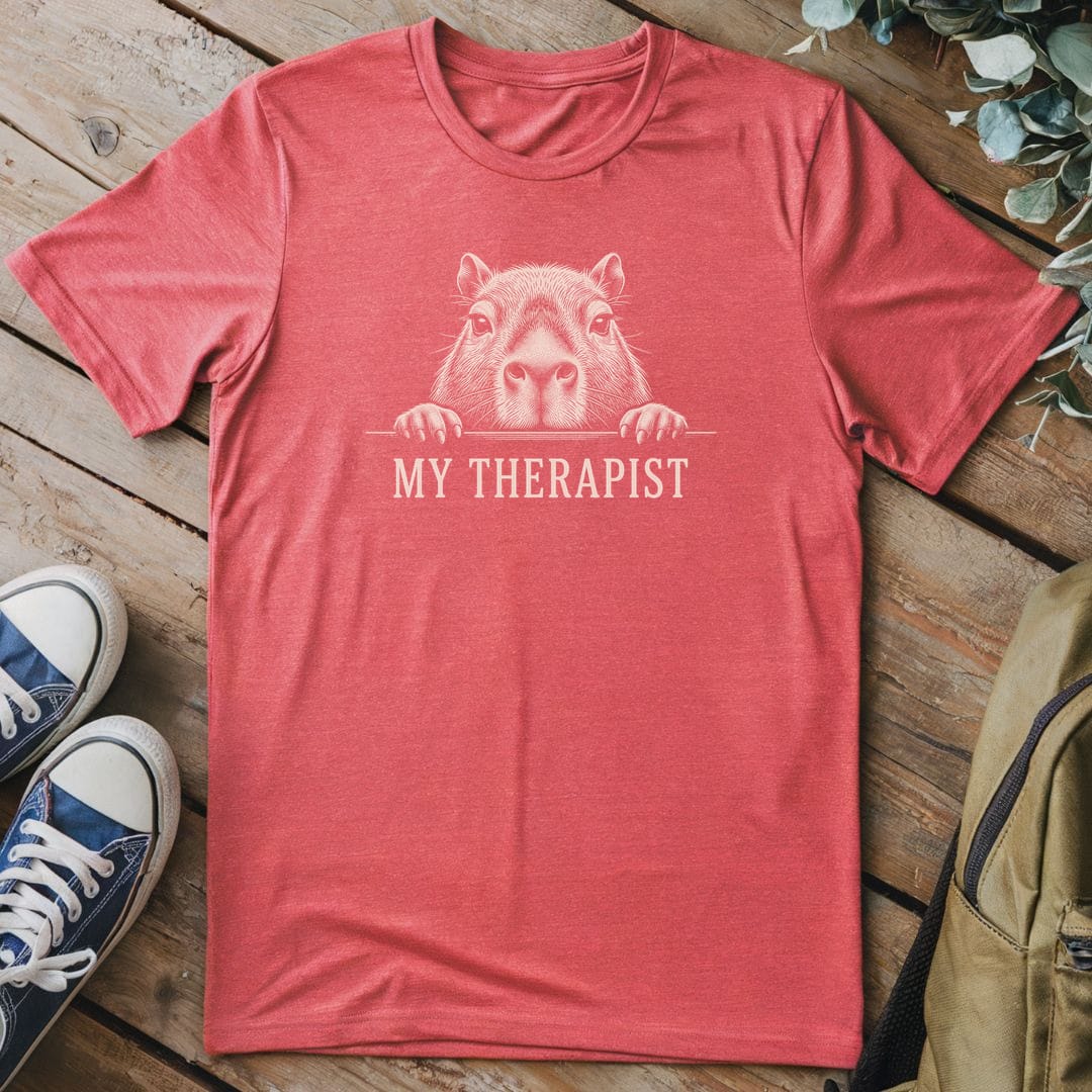 T-Shirt Heather Red / S My Therapist