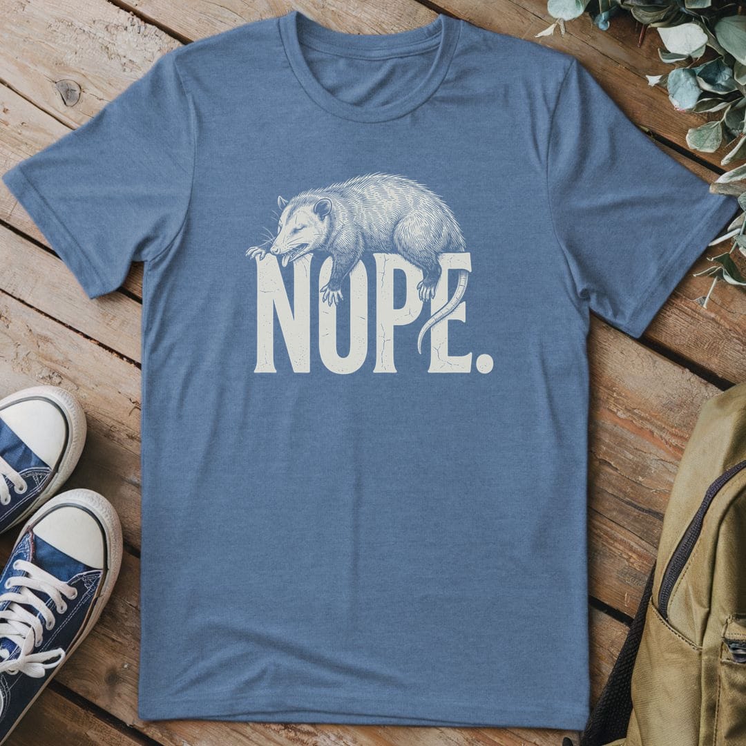 T-Shirt Heather Indigo / S Nope.