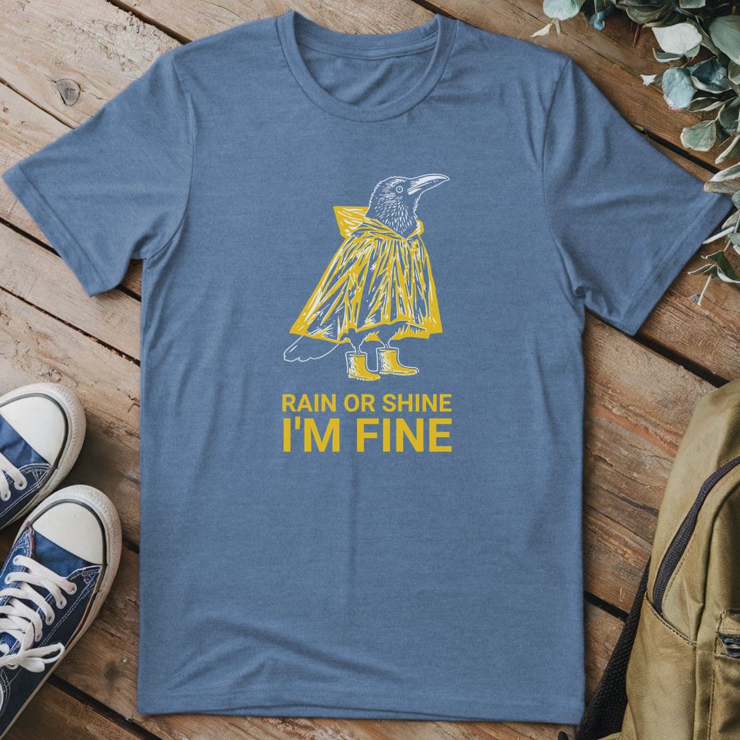 T-Shirt Heather Indigo / S Rain Or Shine