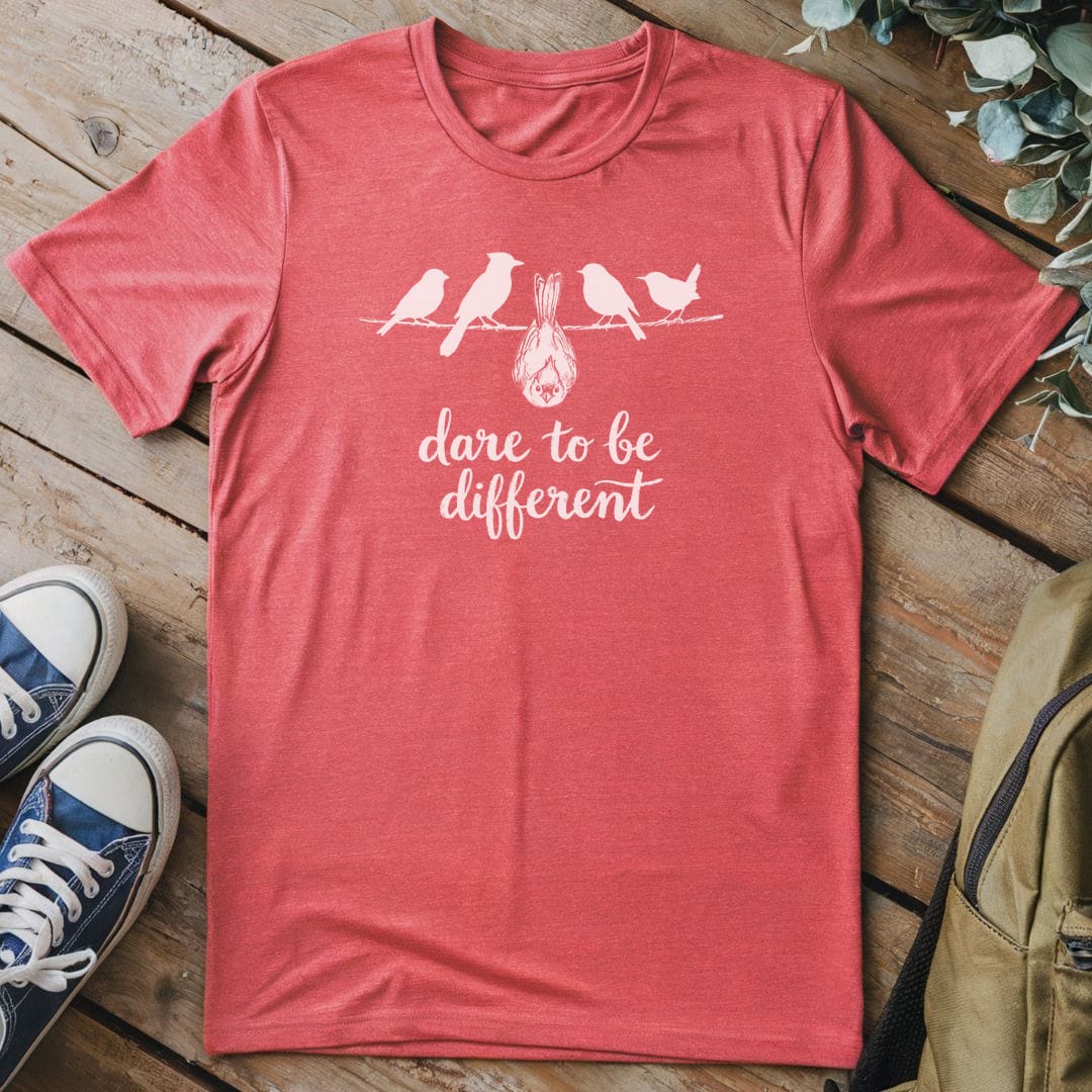 T-Shirt Heather Red / S Dare To Be Different