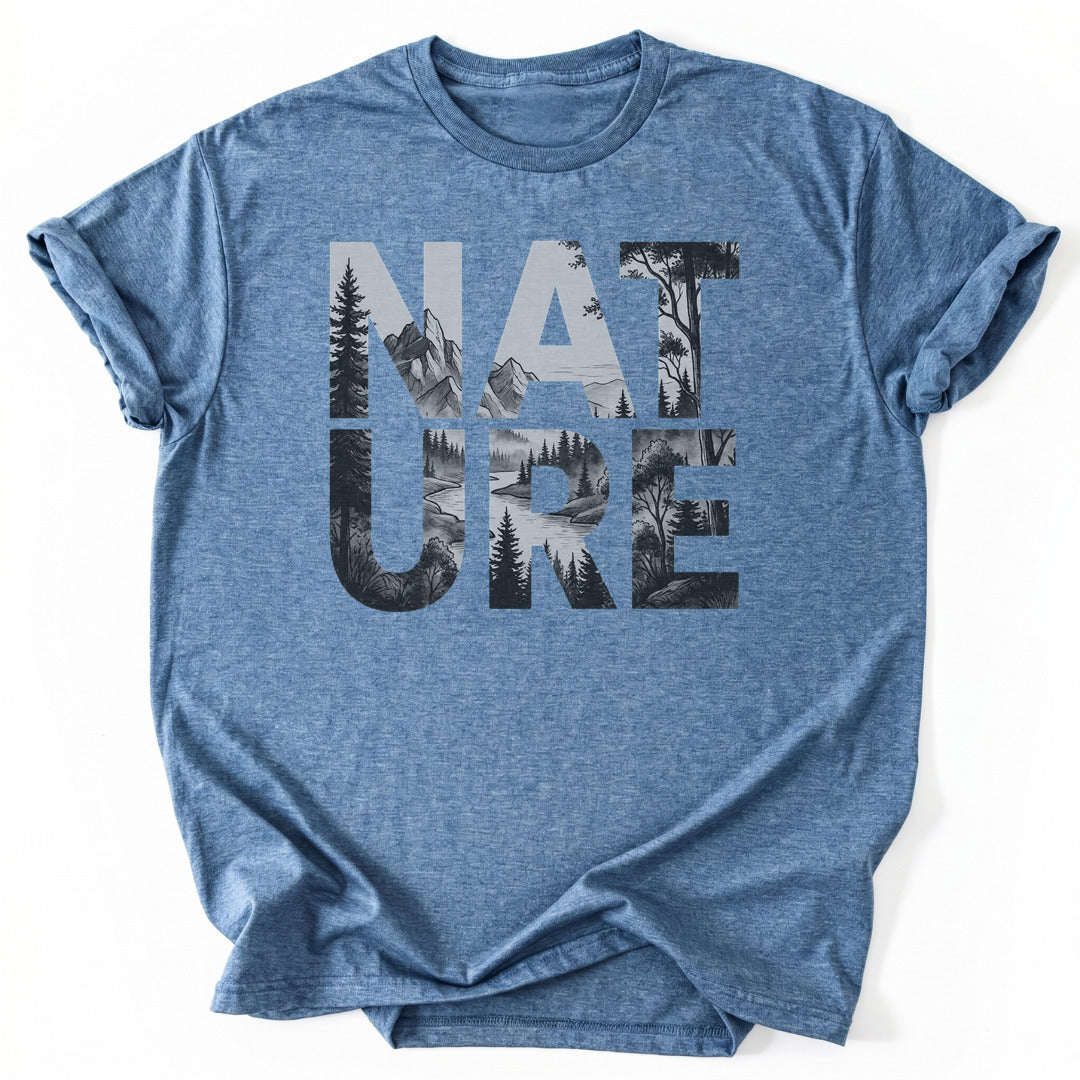 T-Shirt Heather Indigo / S NATURE