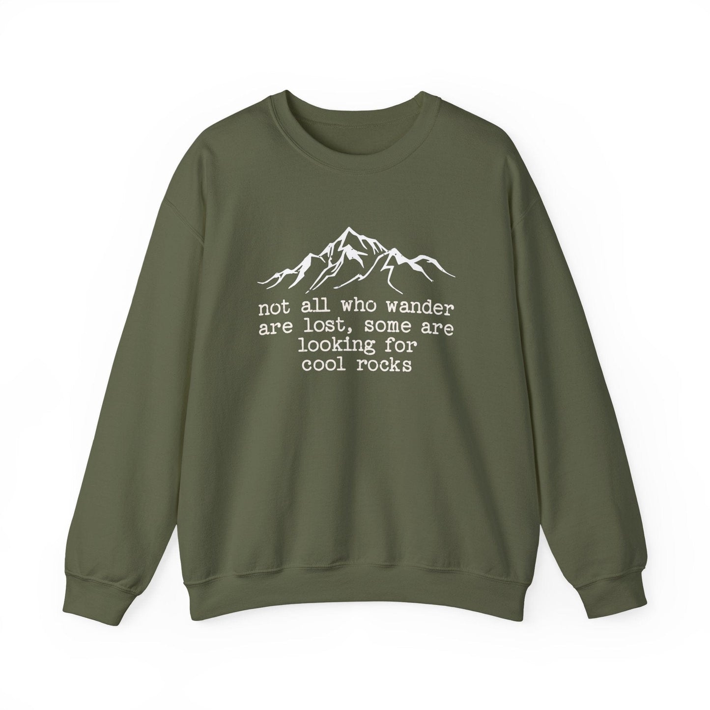 Sweatshirt Military Green / S Wanderlust & Rocks Sweatshirt