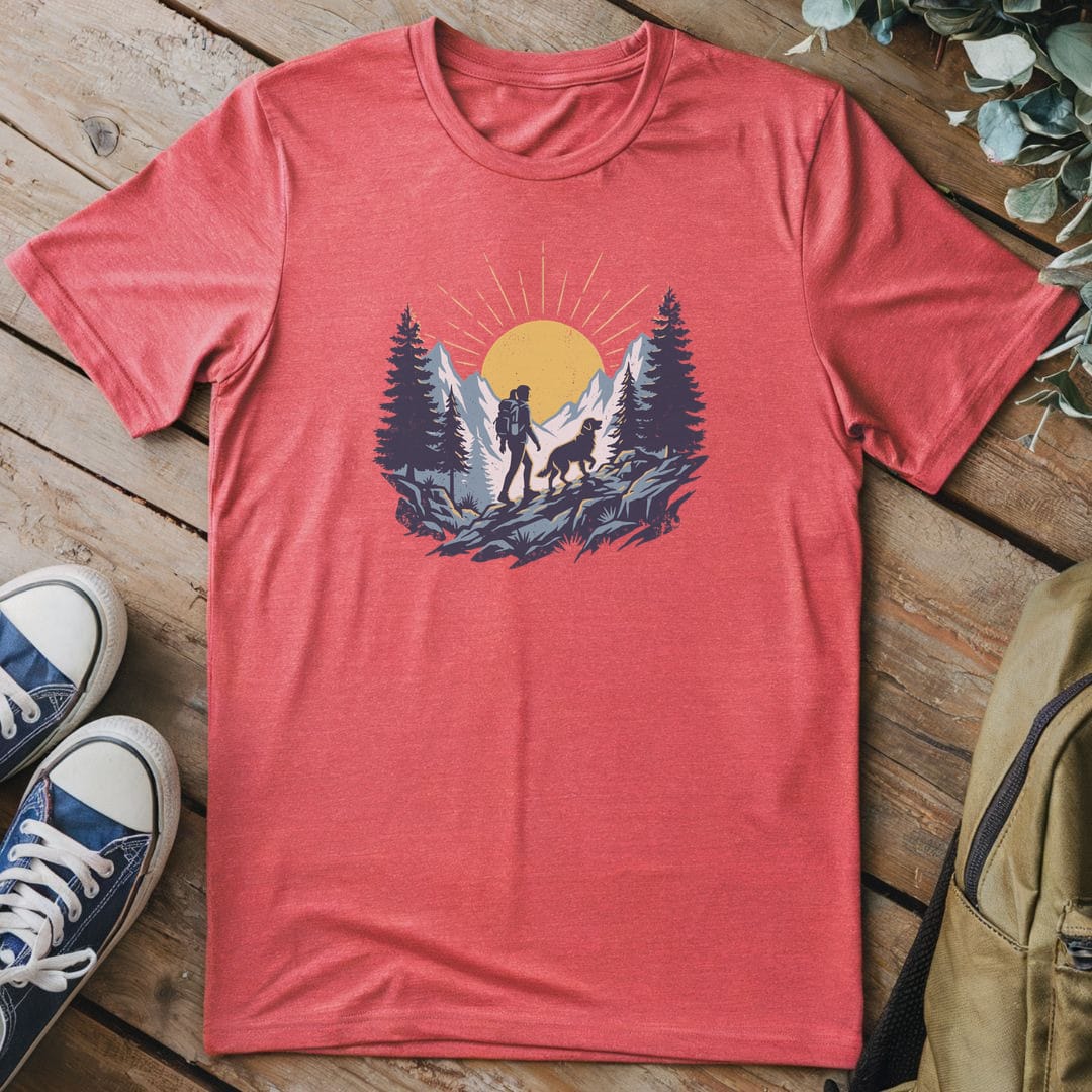 T-Shirt Heather Red / S Higher Ground