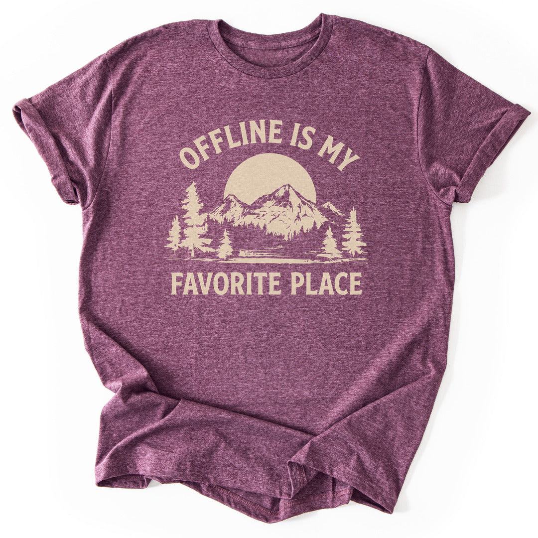 T-Shirt Heather Maroon / S Disconnect
