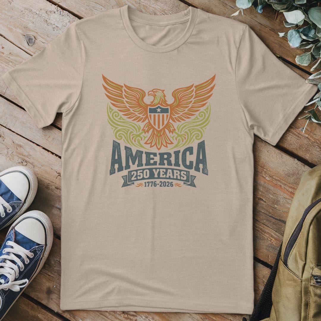 T-Shirt Sand / S America 250 Years