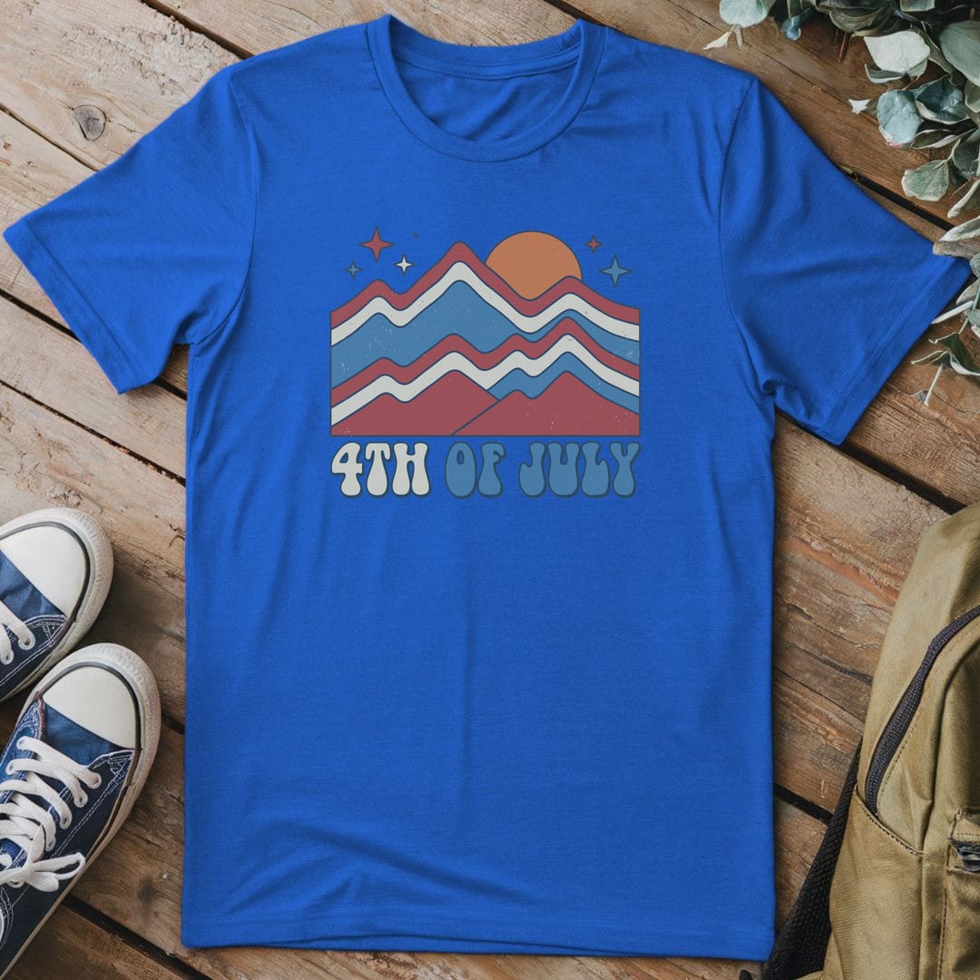 T-Shirt Royal / S Independent Mountains