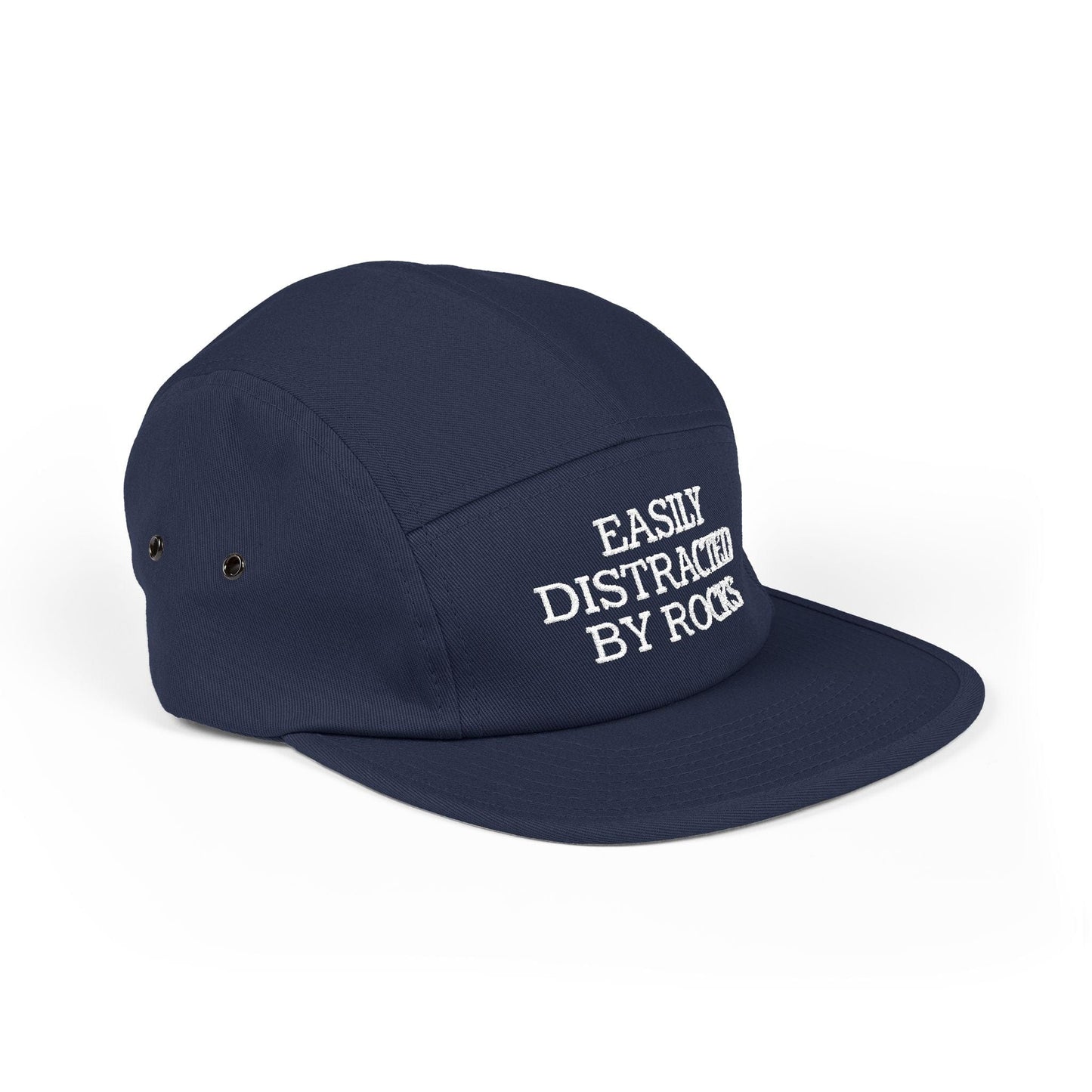 Hats Navy 5 Panel Cap