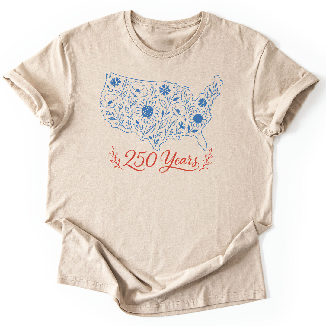 T-Shirt Sand / S Rooted 250 Years